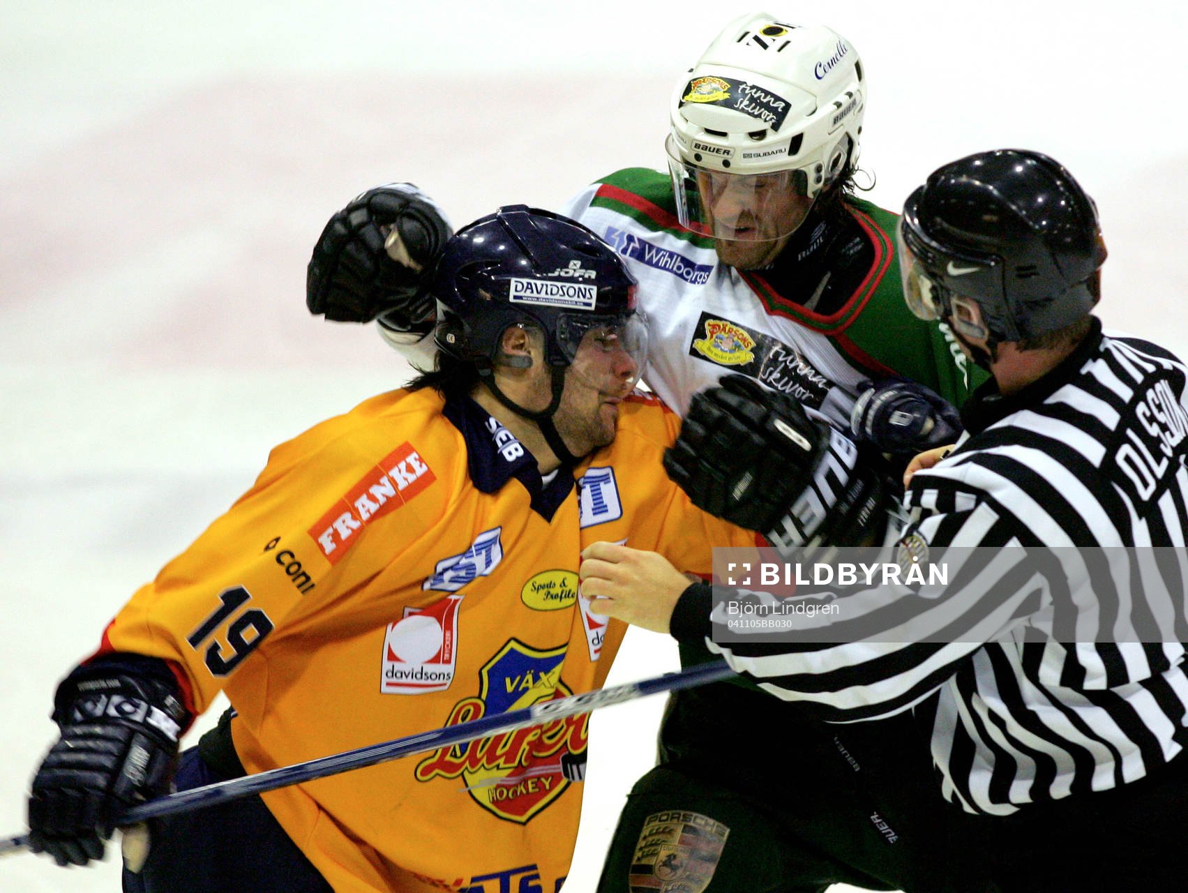 André Selander, Växjö blev galen i slutet av matchen och