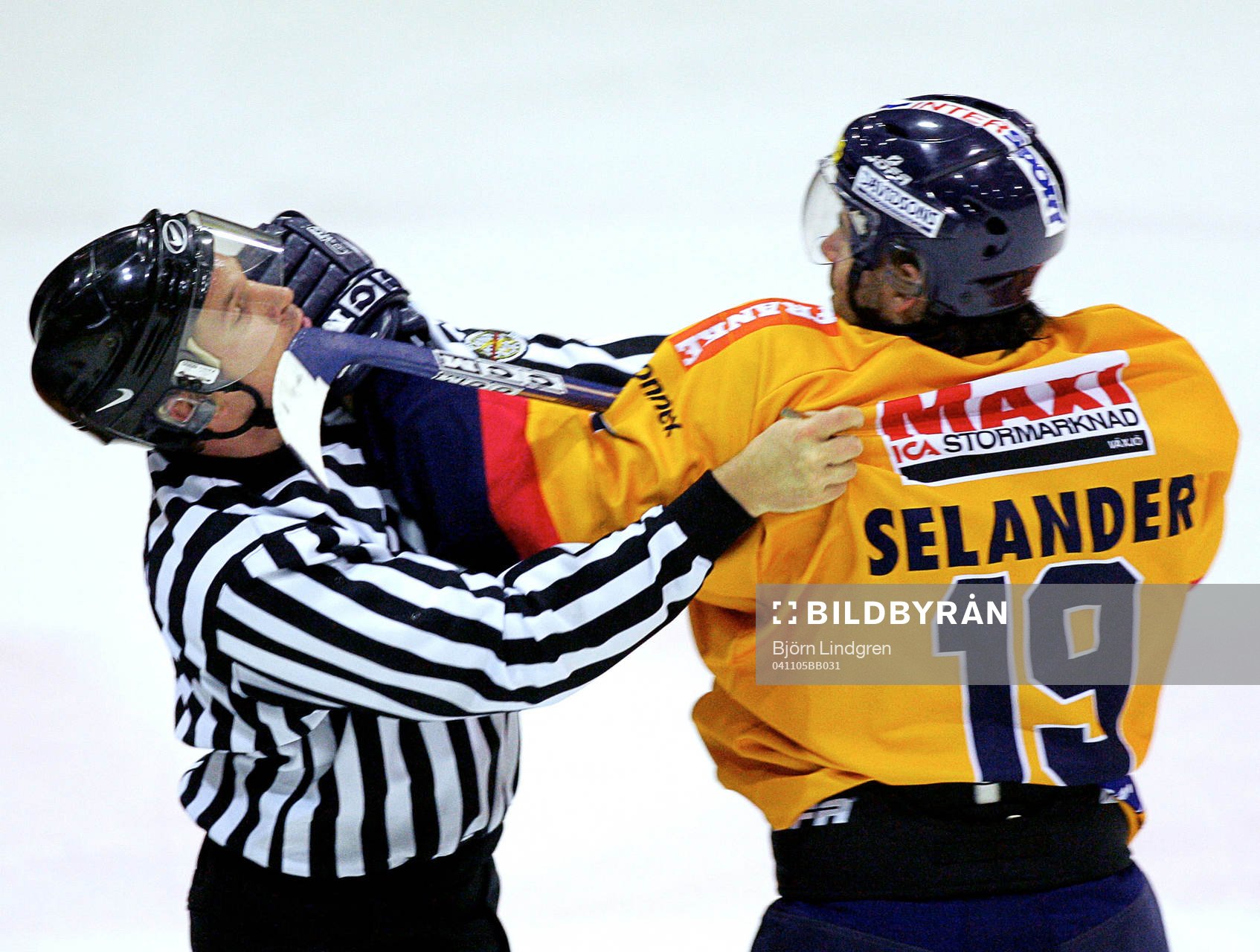 André Selander, Växjö blev galen i slutet av matchen och