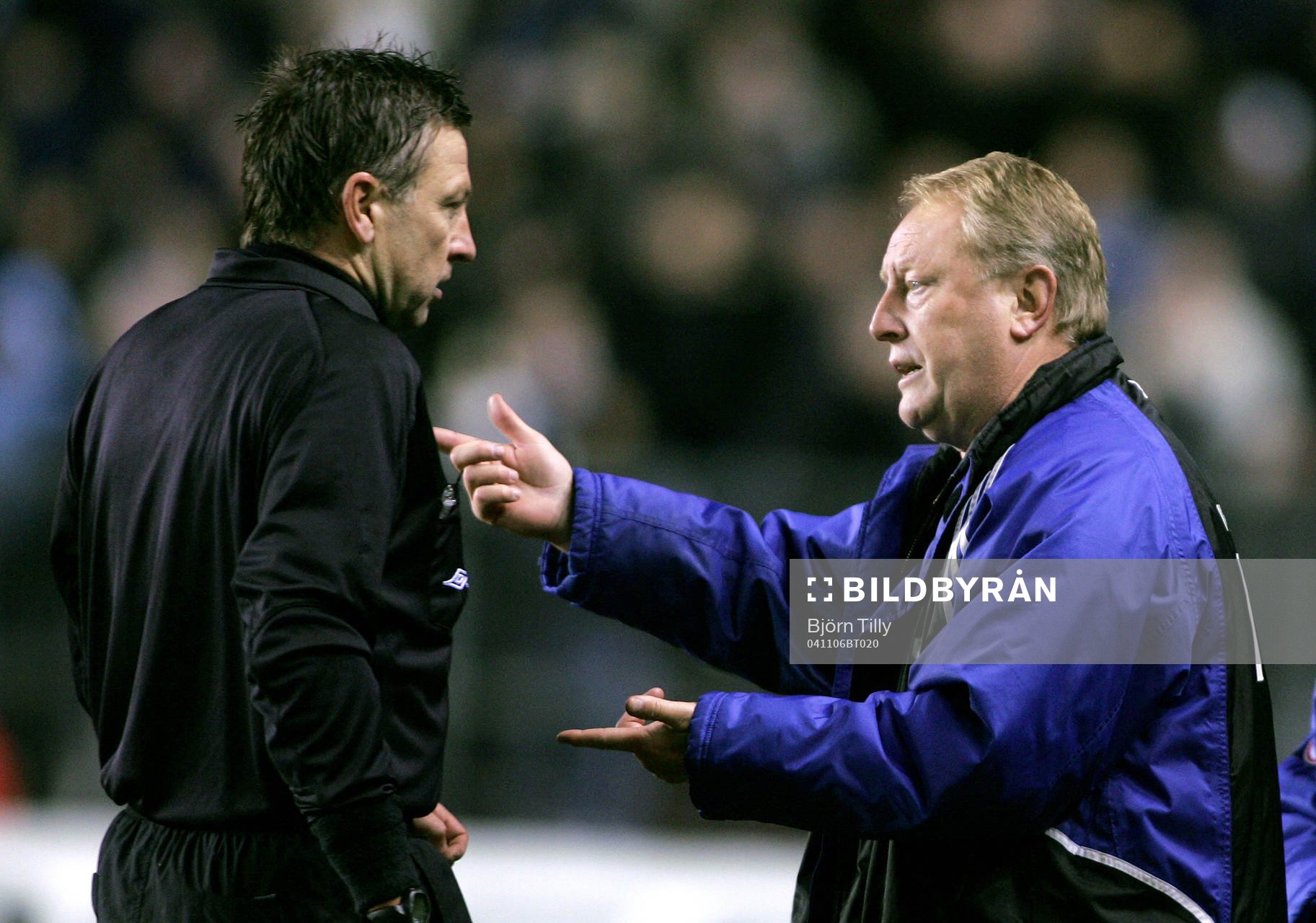 Leif Sundell, domare  ooch Bosse Johansson, tränare,