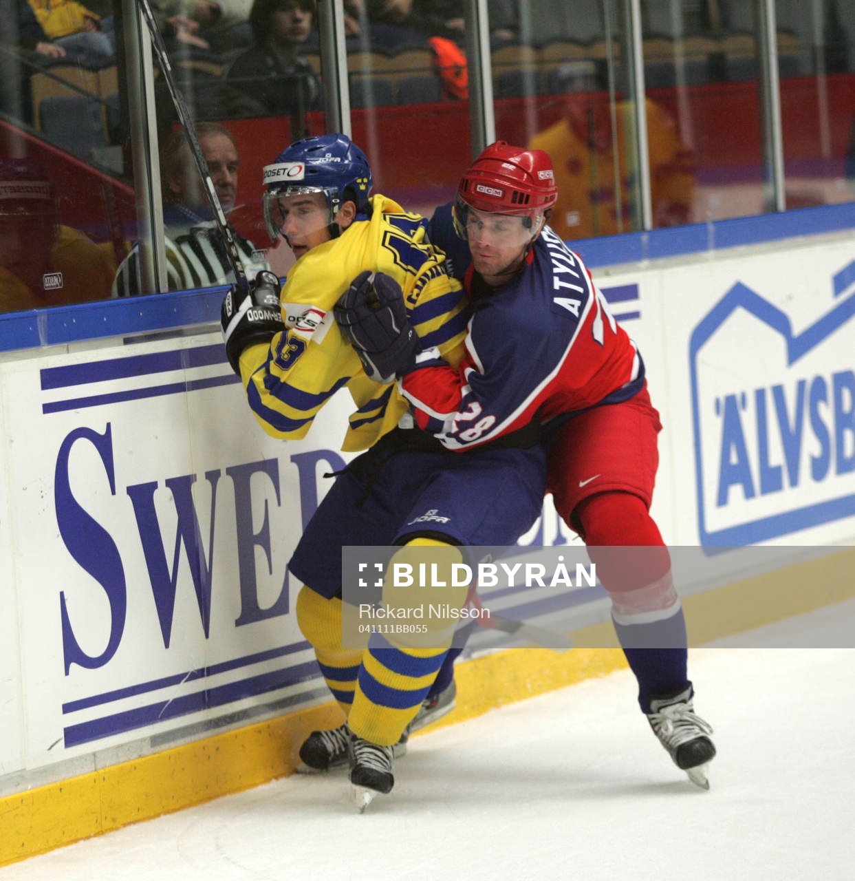 Mattias Weinhandl, Sverige och Vitaly Atyushov, Ryssland