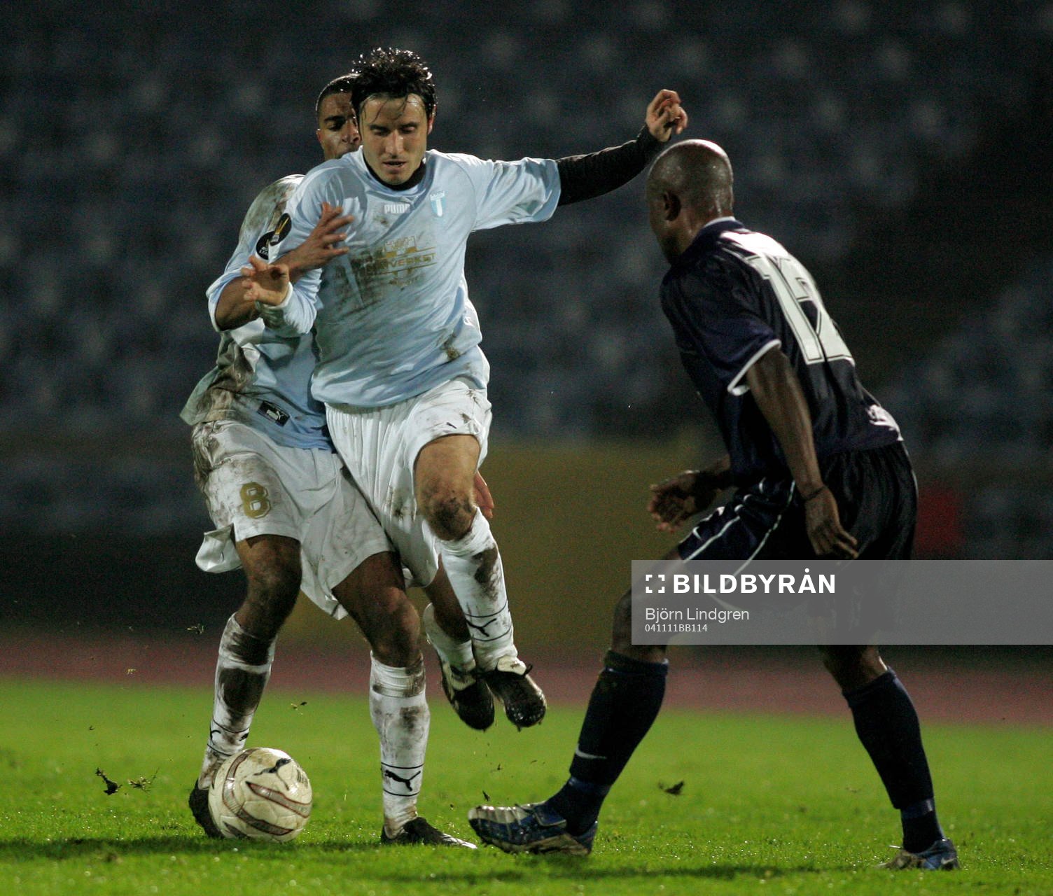 Afonso Alves och Yksel Osmanovski, Malmö och Andrew Tembo,