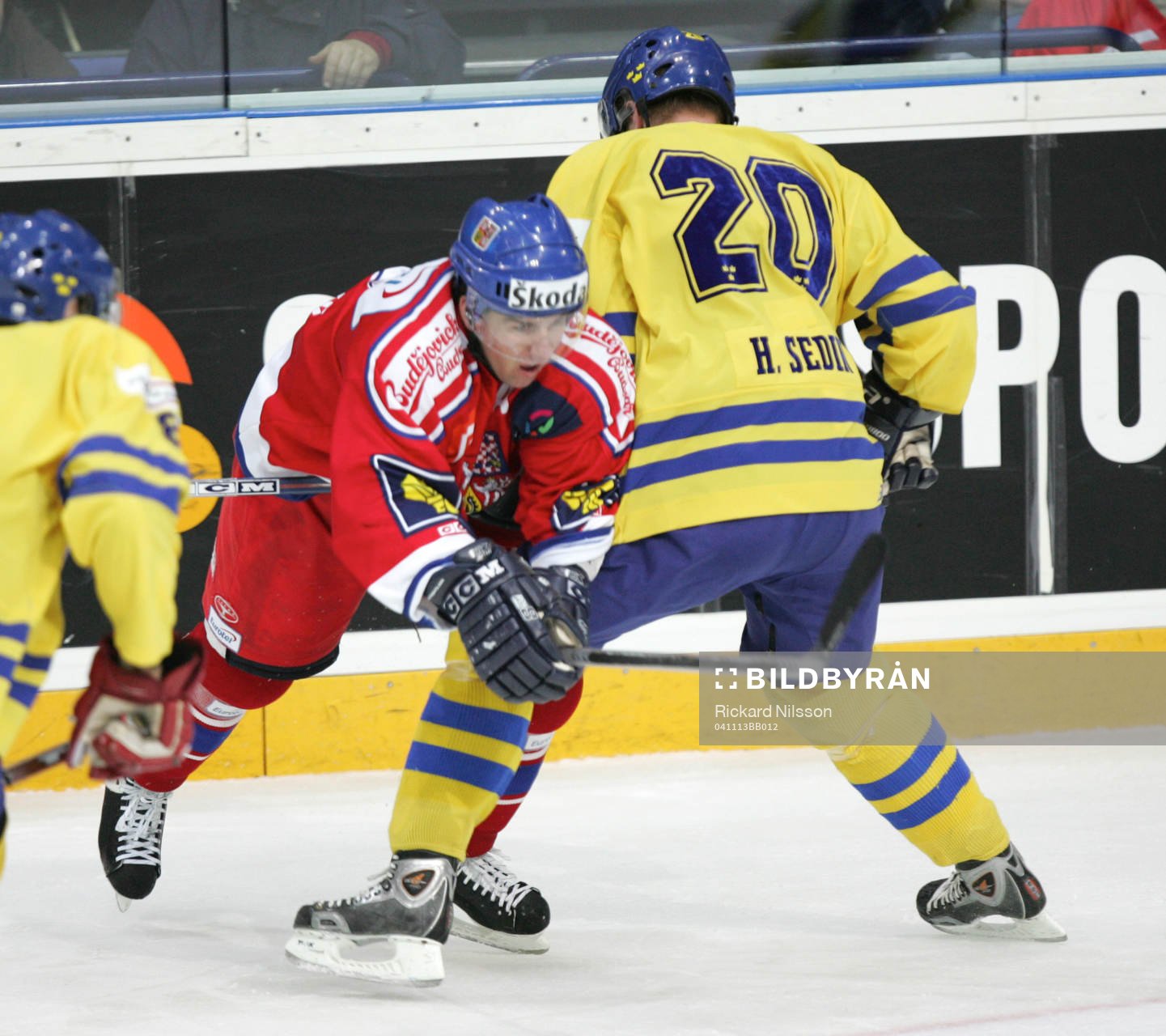 Henrik Sedin, Sverige och Frantisek Ptacek, Tjeckien