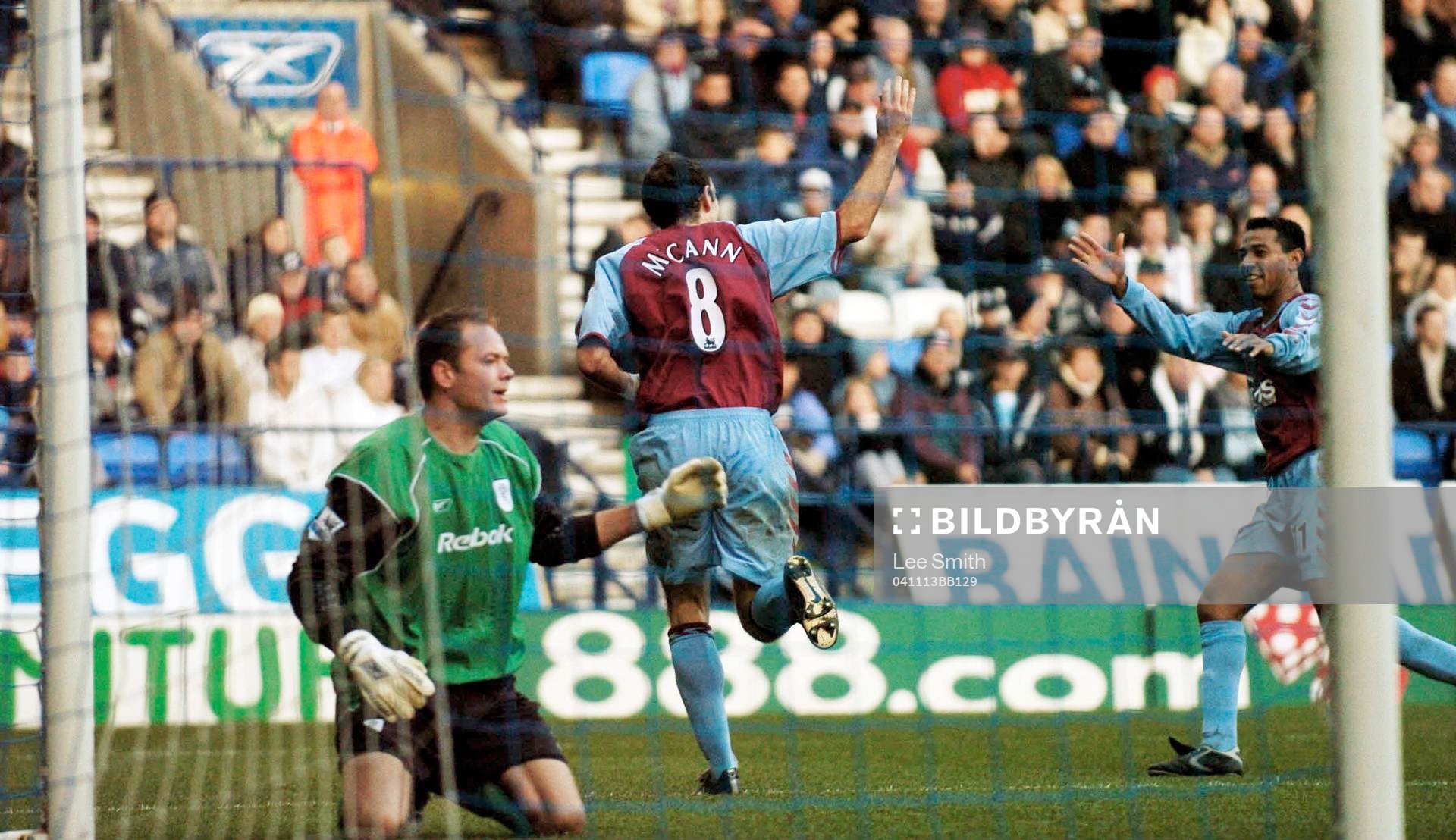 Gavin McCann, Aston Villa, jubel