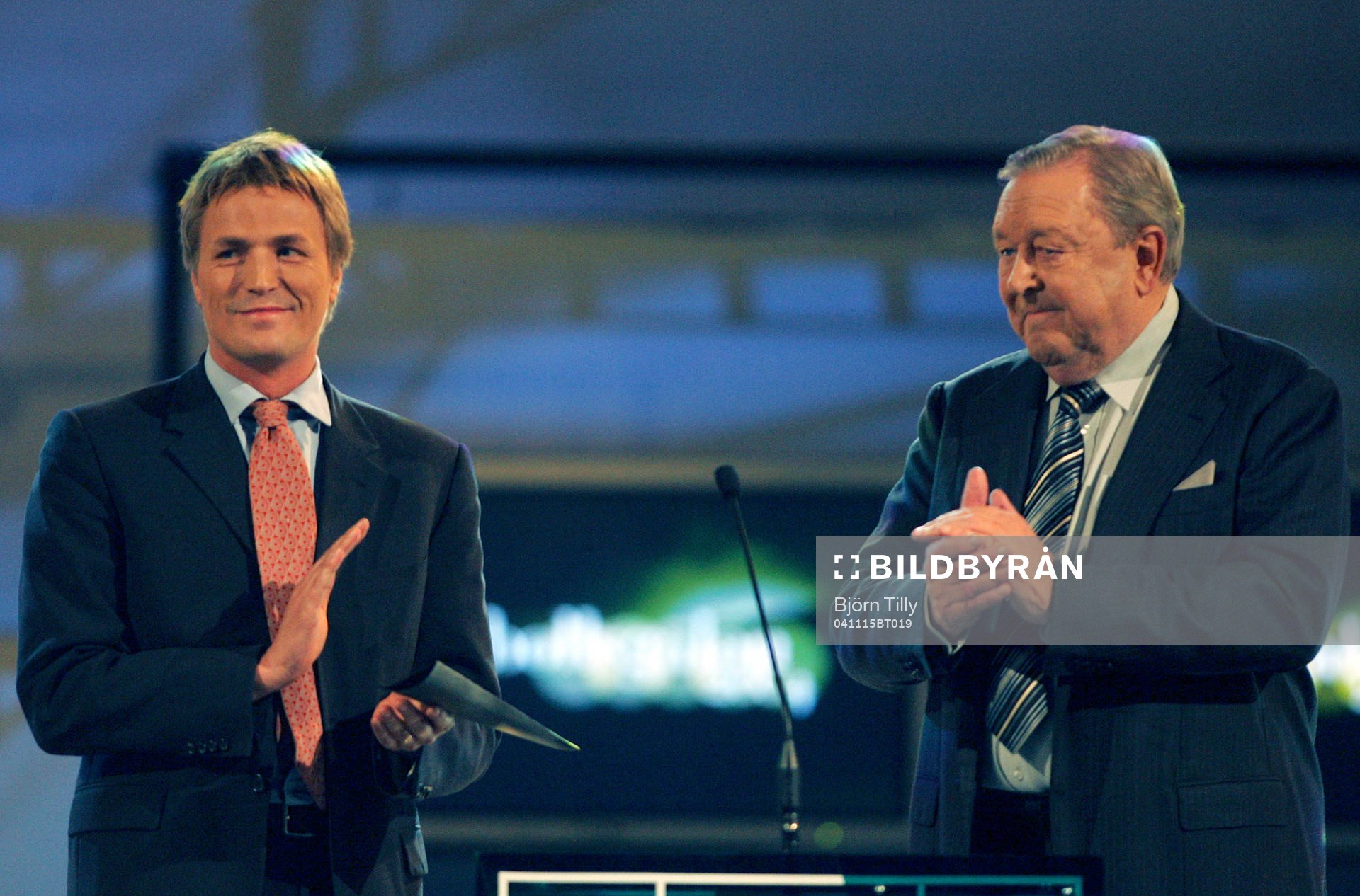 Thomas Bodström och Lennart Johansson