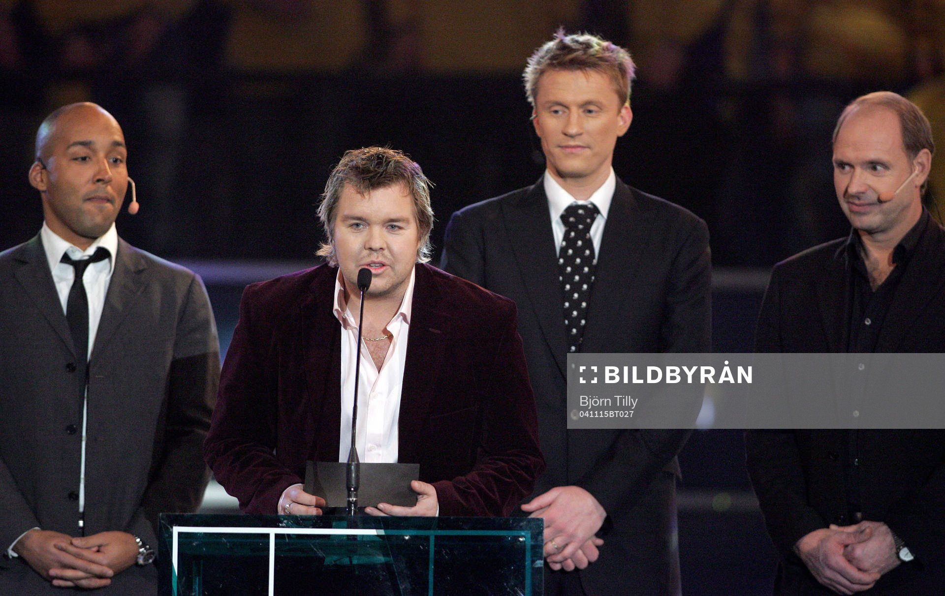 Martin Dahlin, Tomas Brolin, Kennet Andersson och Thomas