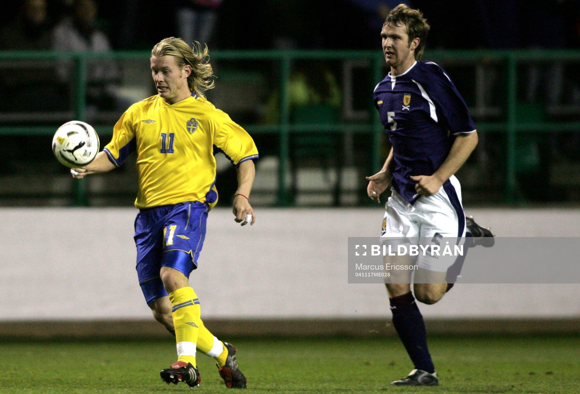 Fredrik Berglund, Sverige och Andy Webster, Skottland