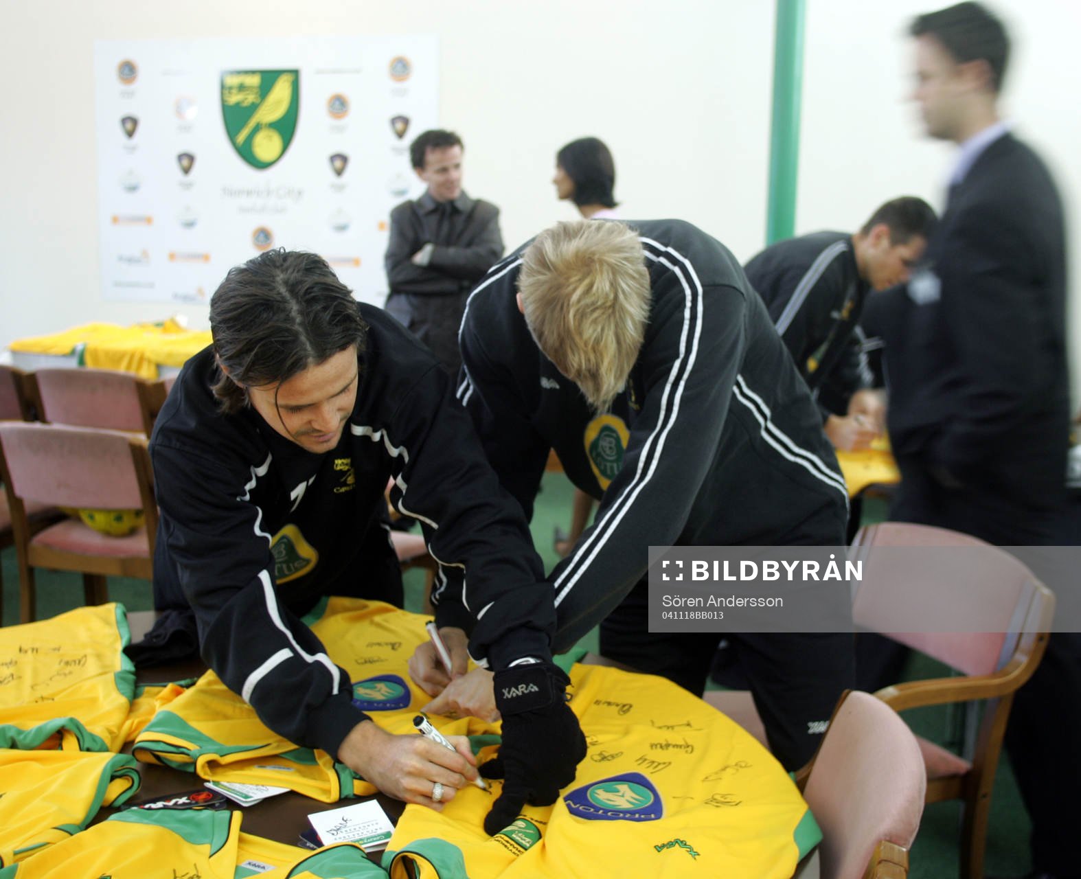 Mathias Svensson, Norwich, autograf