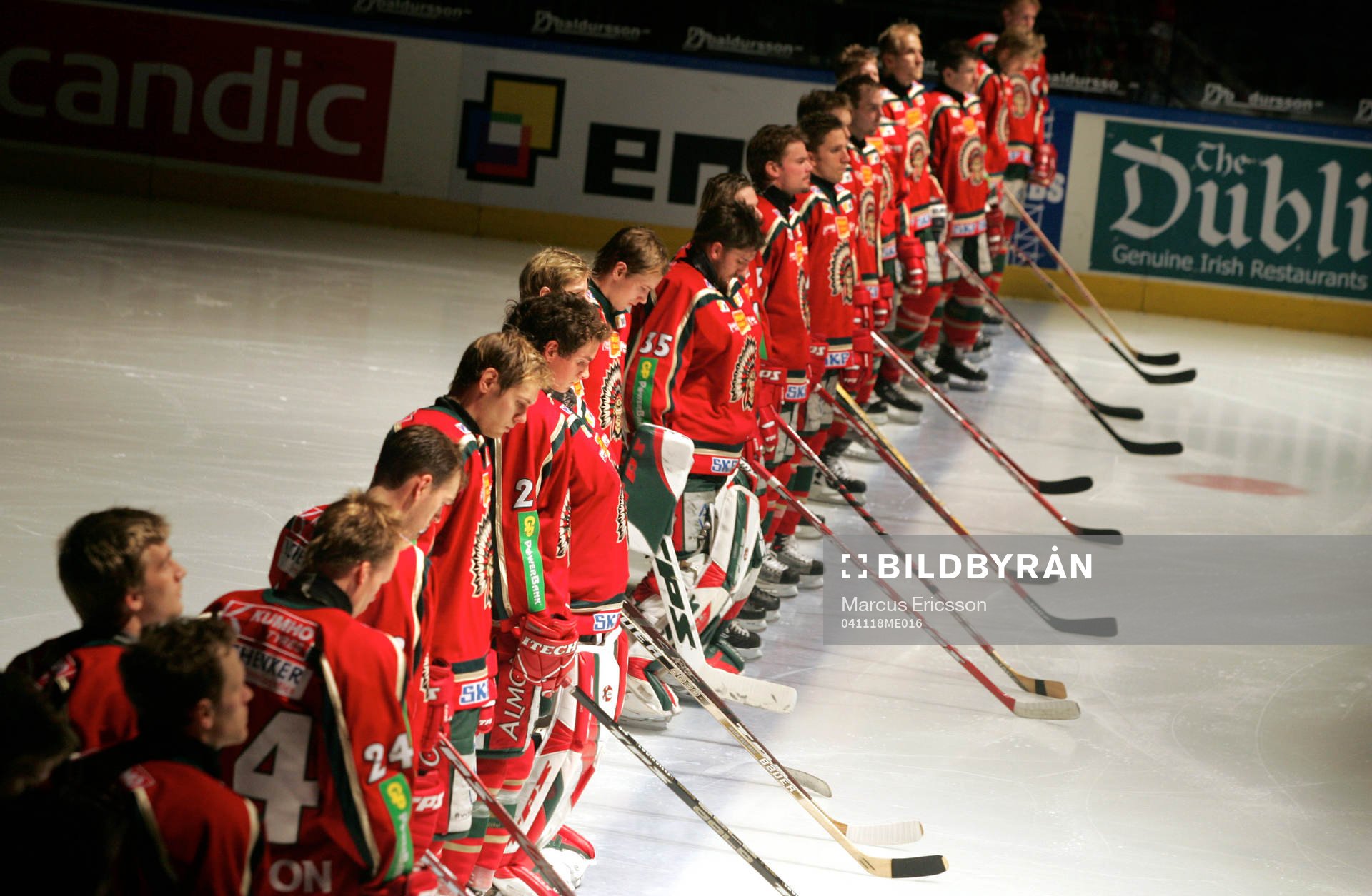 Frölunda och resten av Skandinavium höll en tyst stund
