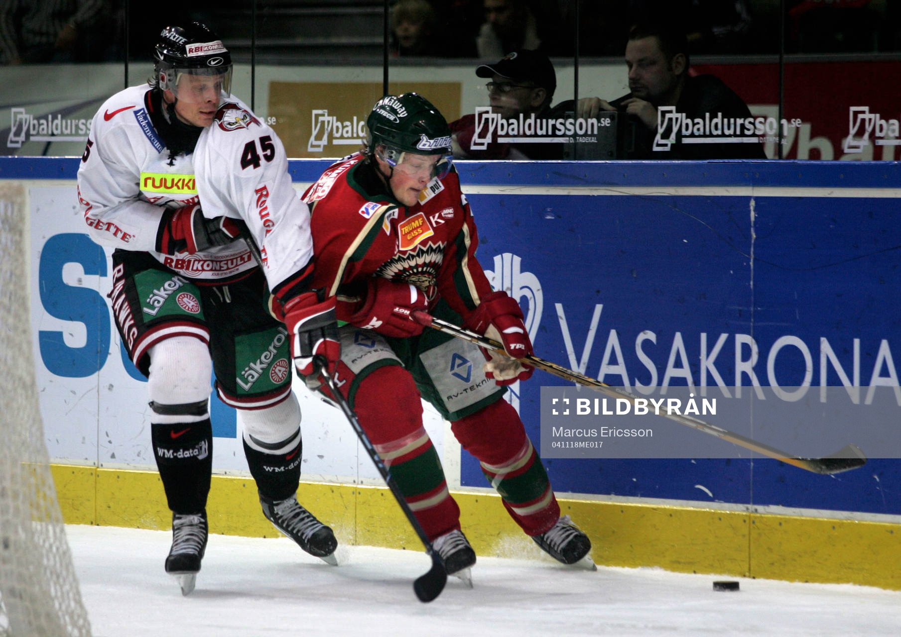 Johan norgren, Malmö och Samuel Påhlsson, Frölunda