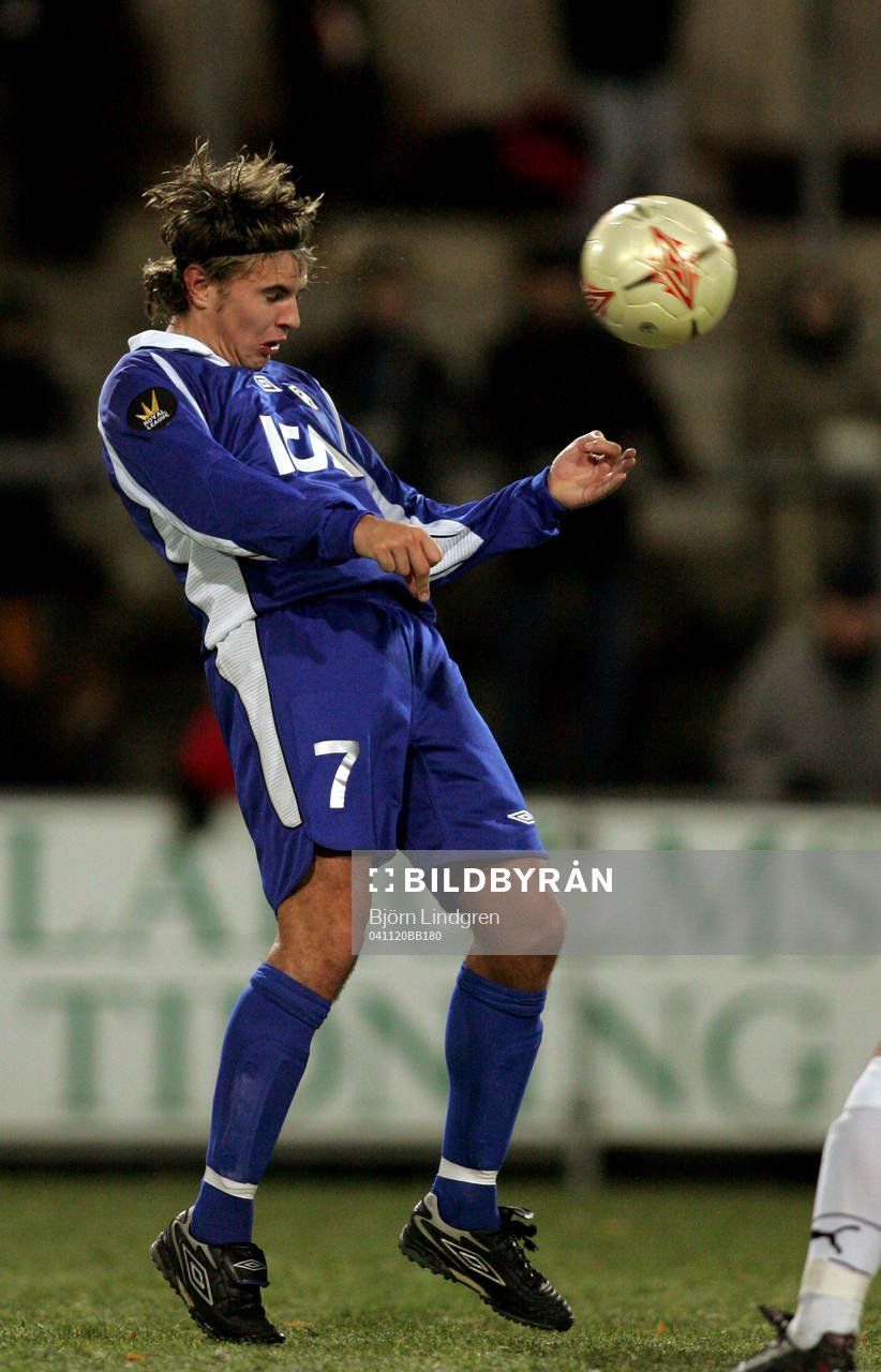 Martin Fribrock, debutant i Halmstad
