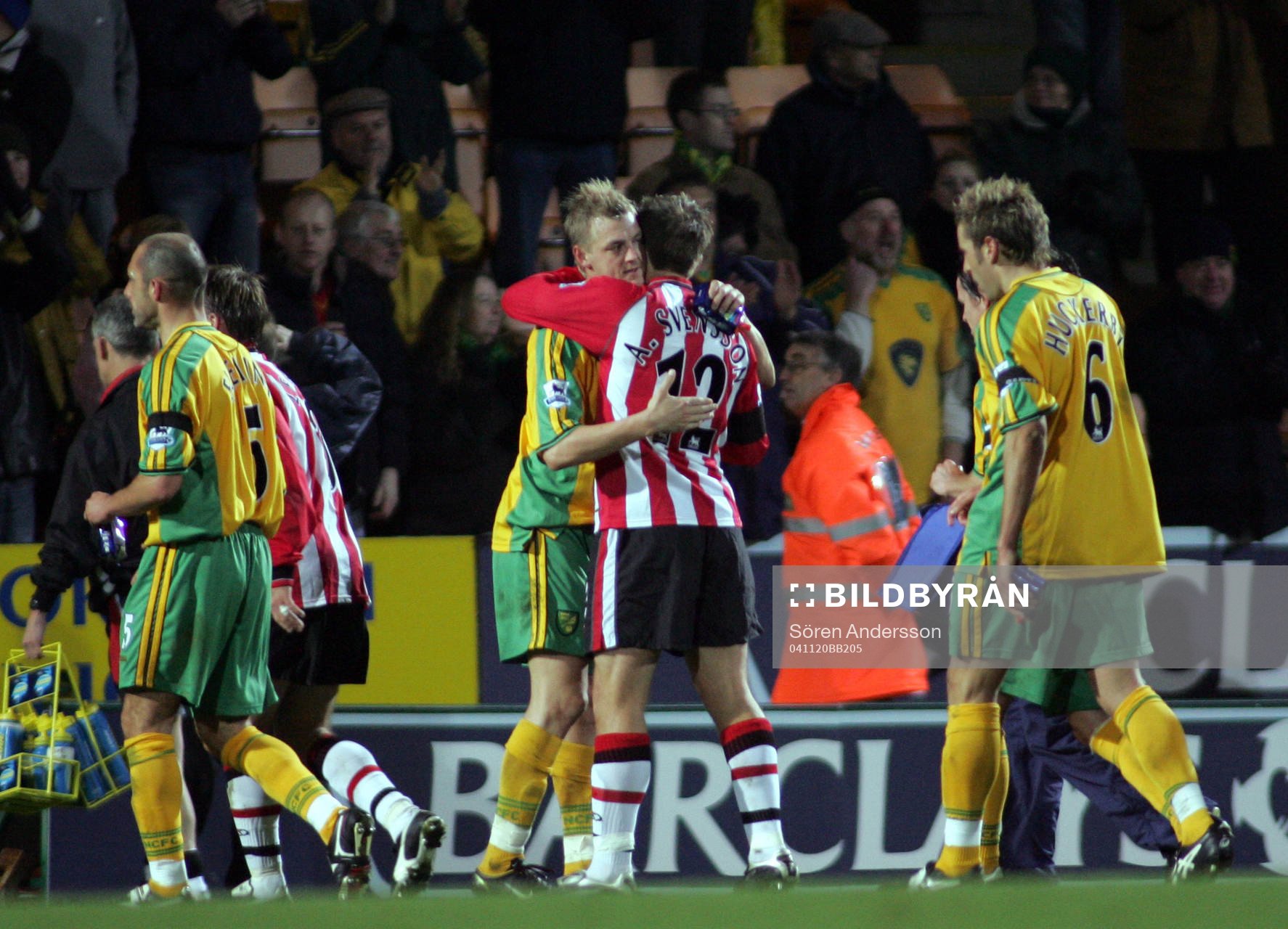 Fotboll, engelsk,  premier league Mathias Svensson, Norwich