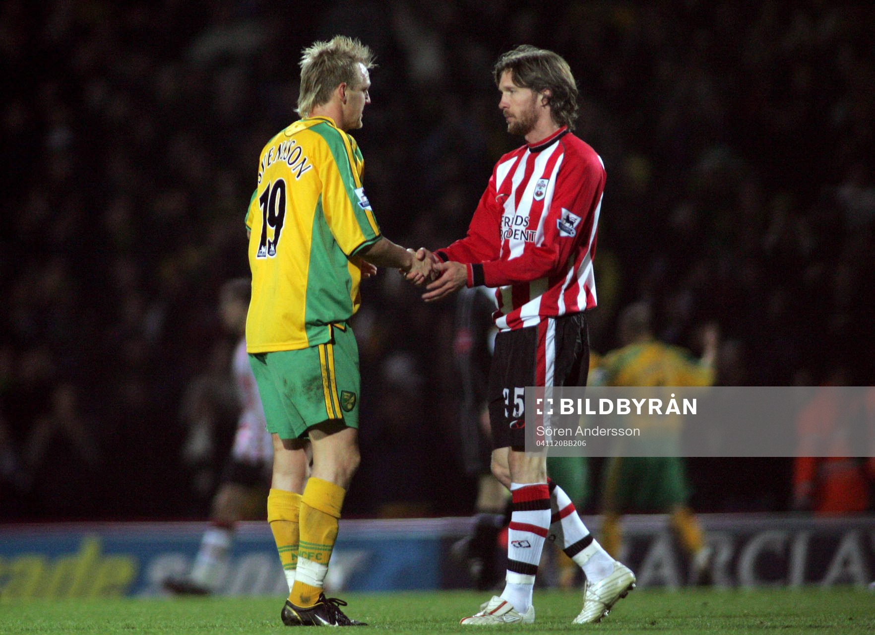 Fotboll, engelsk,  premier league Mathias Svensson, Norwich