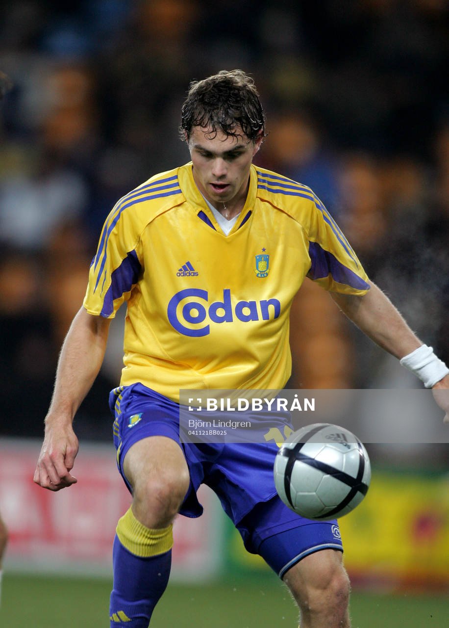 Fotboll, dansk, SAS-ligan, Johan Elmander, Bröndby