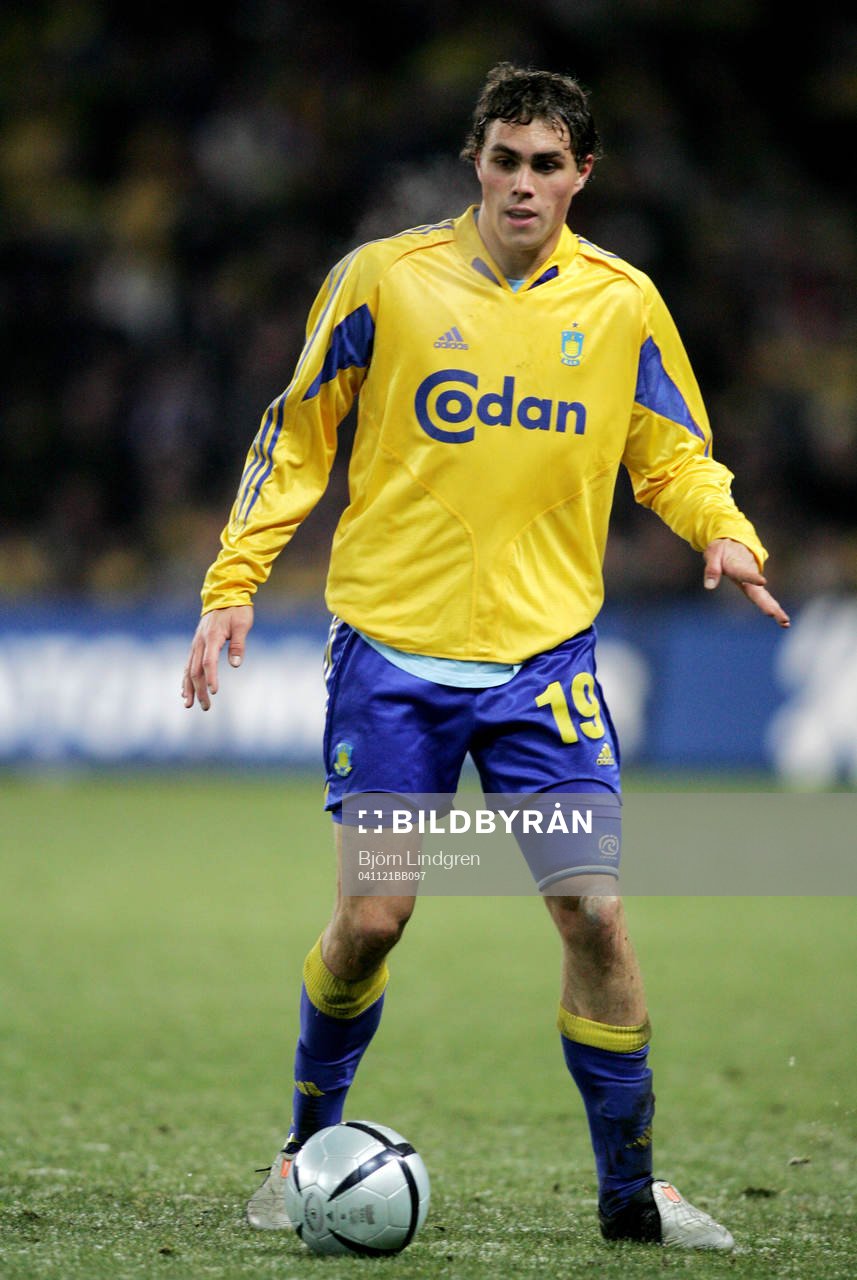 Fotboll, dansk, SAS-ligan, Johan Elmander, Bröndby