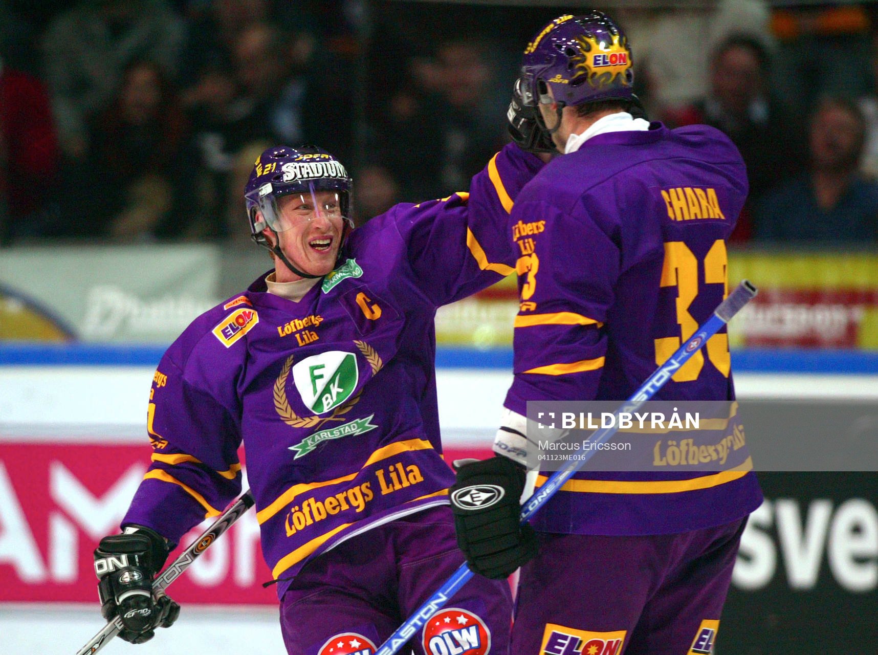 Jörgen Jönsson och Zdeno Chara, Färjestad i jubel