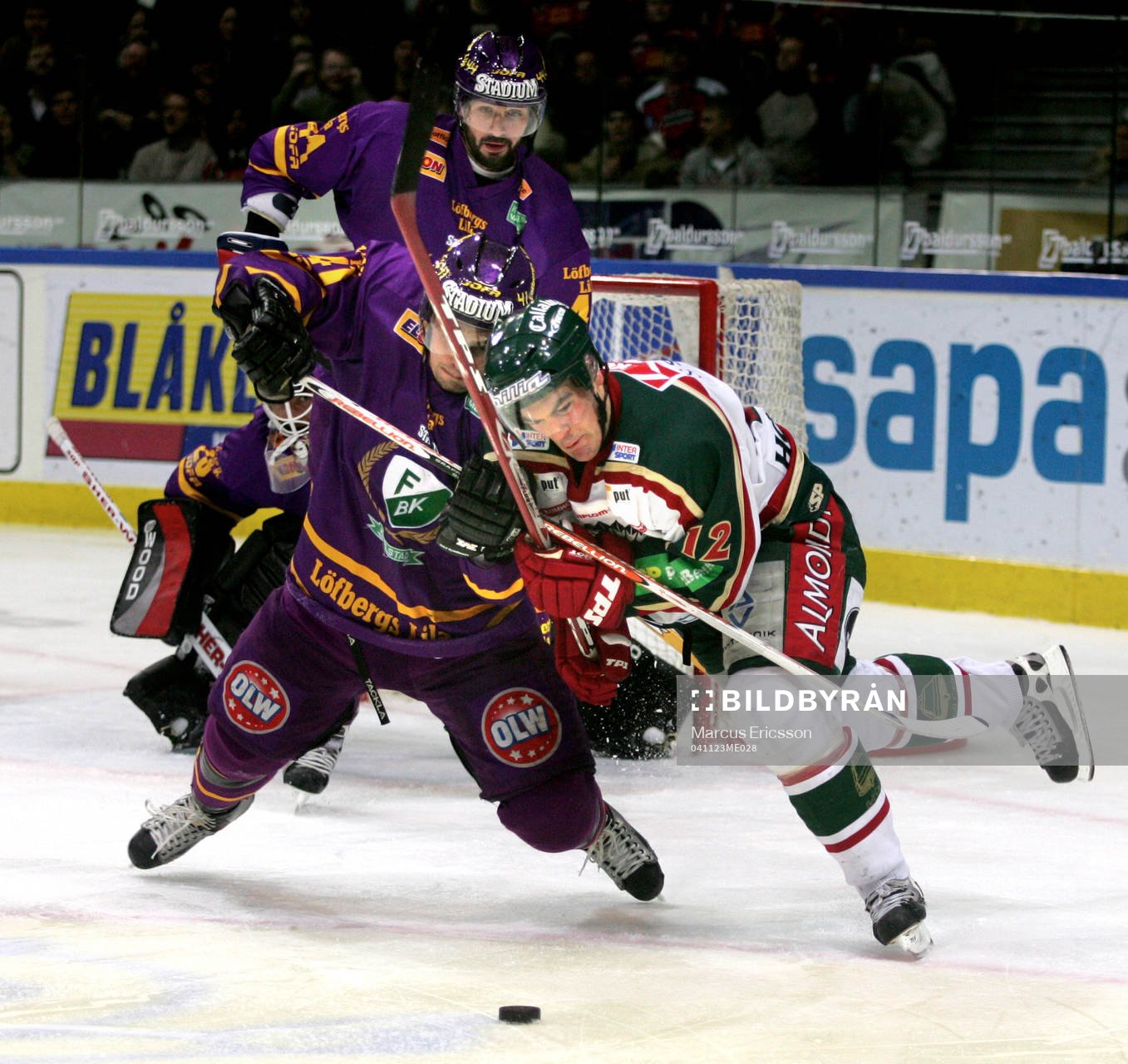 Calle Steen, Färjestad och Samuel Påhlsson, Frölunda