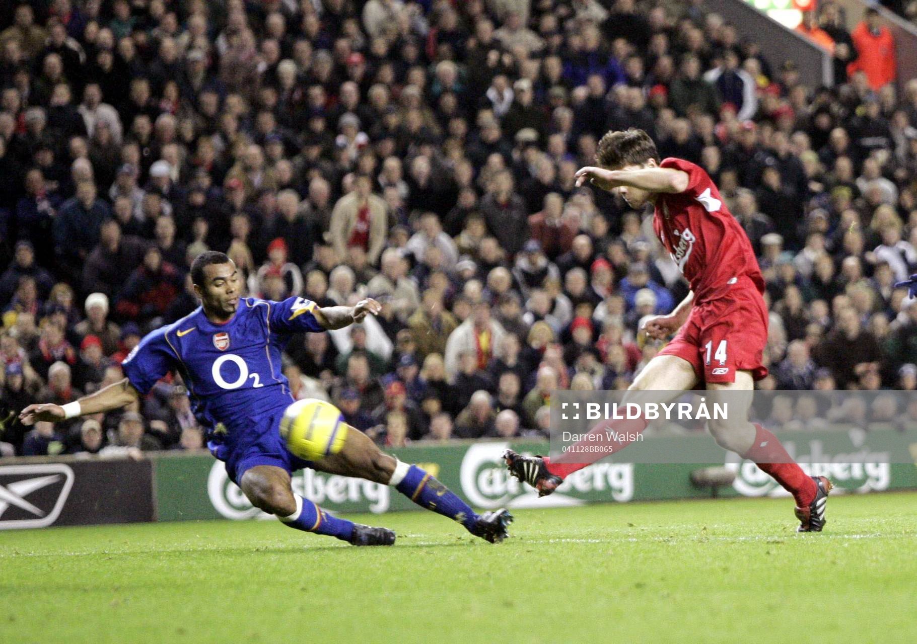 Xabi Alonso, Liverpool gör Liverpools första mål