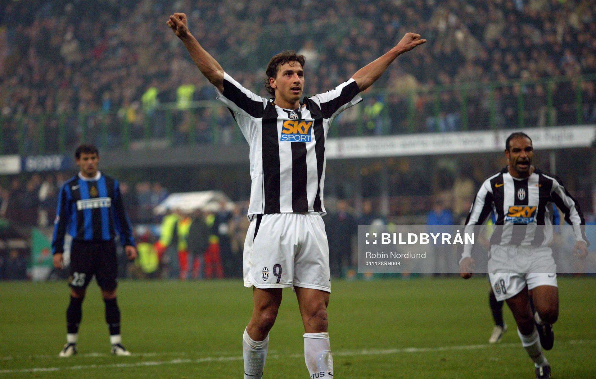Zlatan Ibrahimovic, Juventus. (jubel)