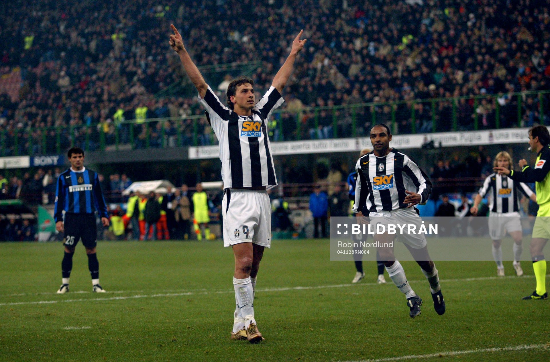 Zlatan Ibrahimovic, Juventus. (jubel)