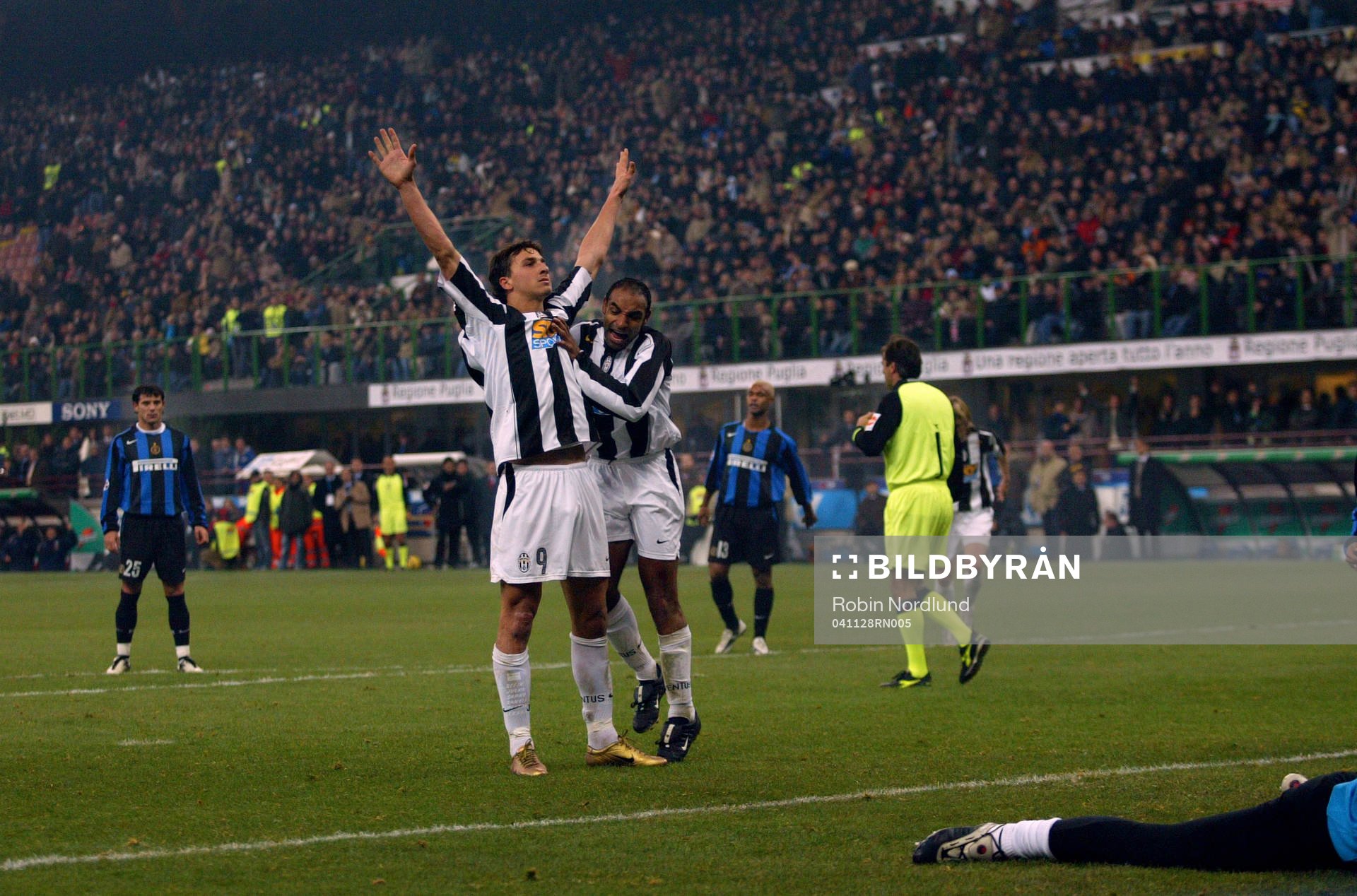 Zlatan Ibrahimovic, Juventus. (jubel)