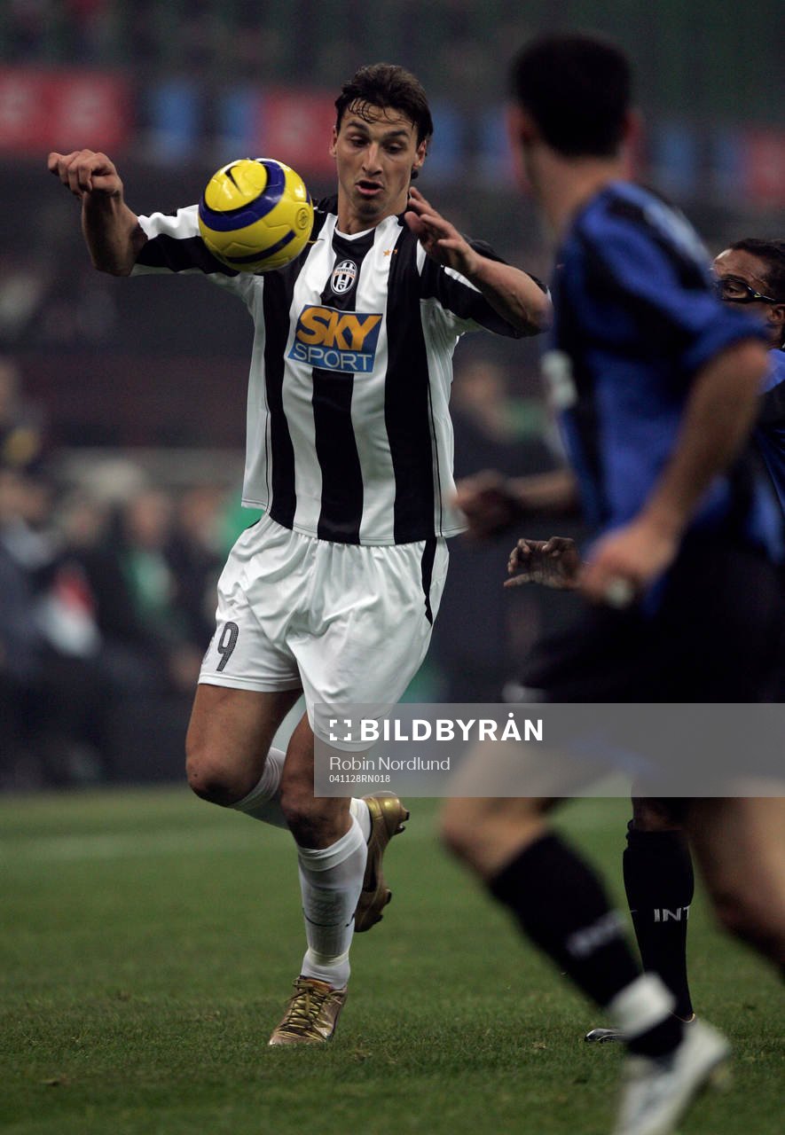 Zlatan Ibrahimovic, Juventus jagas av Edgar Davids, Inter
