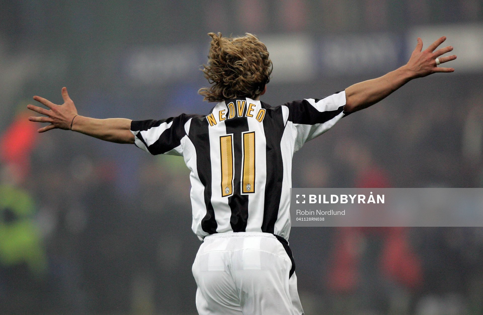 Pavel Nedved, Juventus. (jubel)