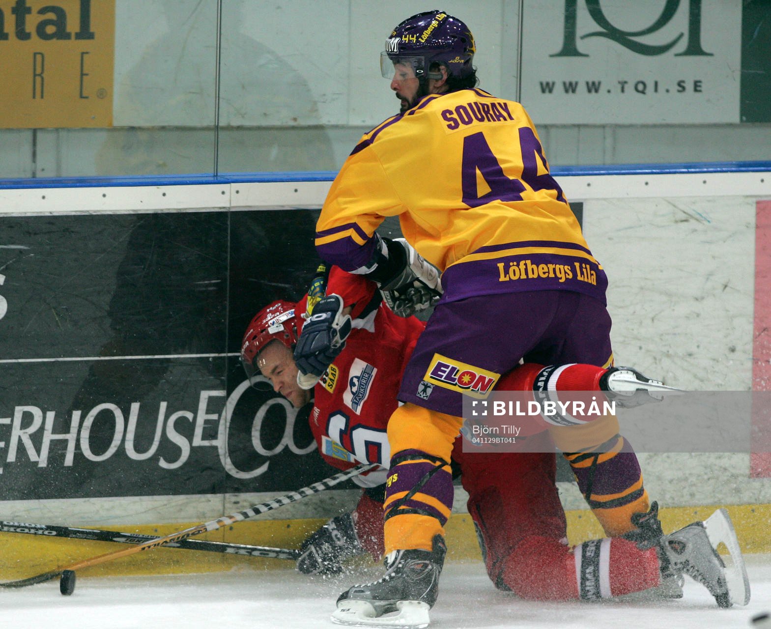 Robert Carlsson, Södertälje och Sheldon Souray, Färjestad