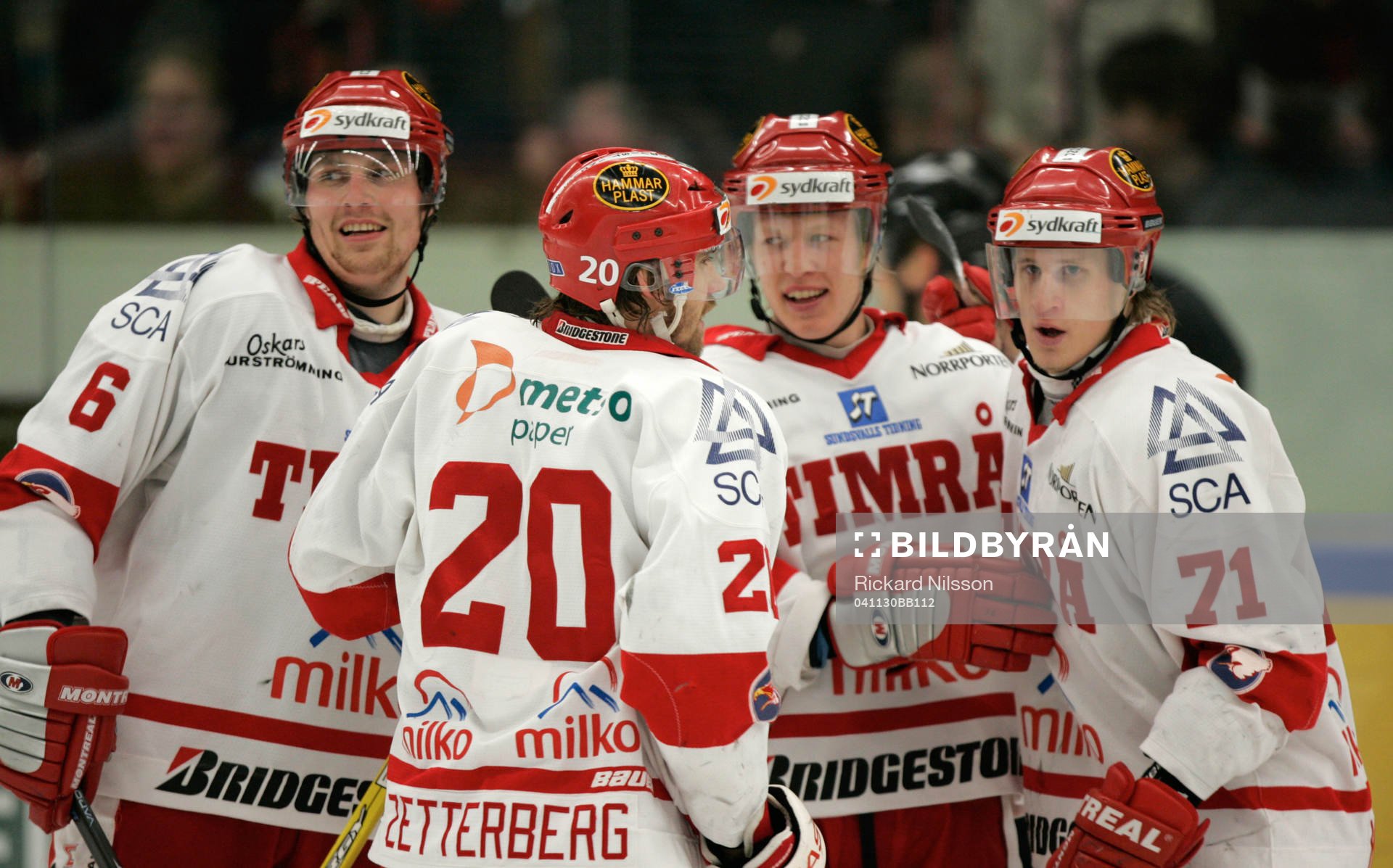 Aki Petteri Berg, Henrik Zetterberg, Niklas Nordgren och