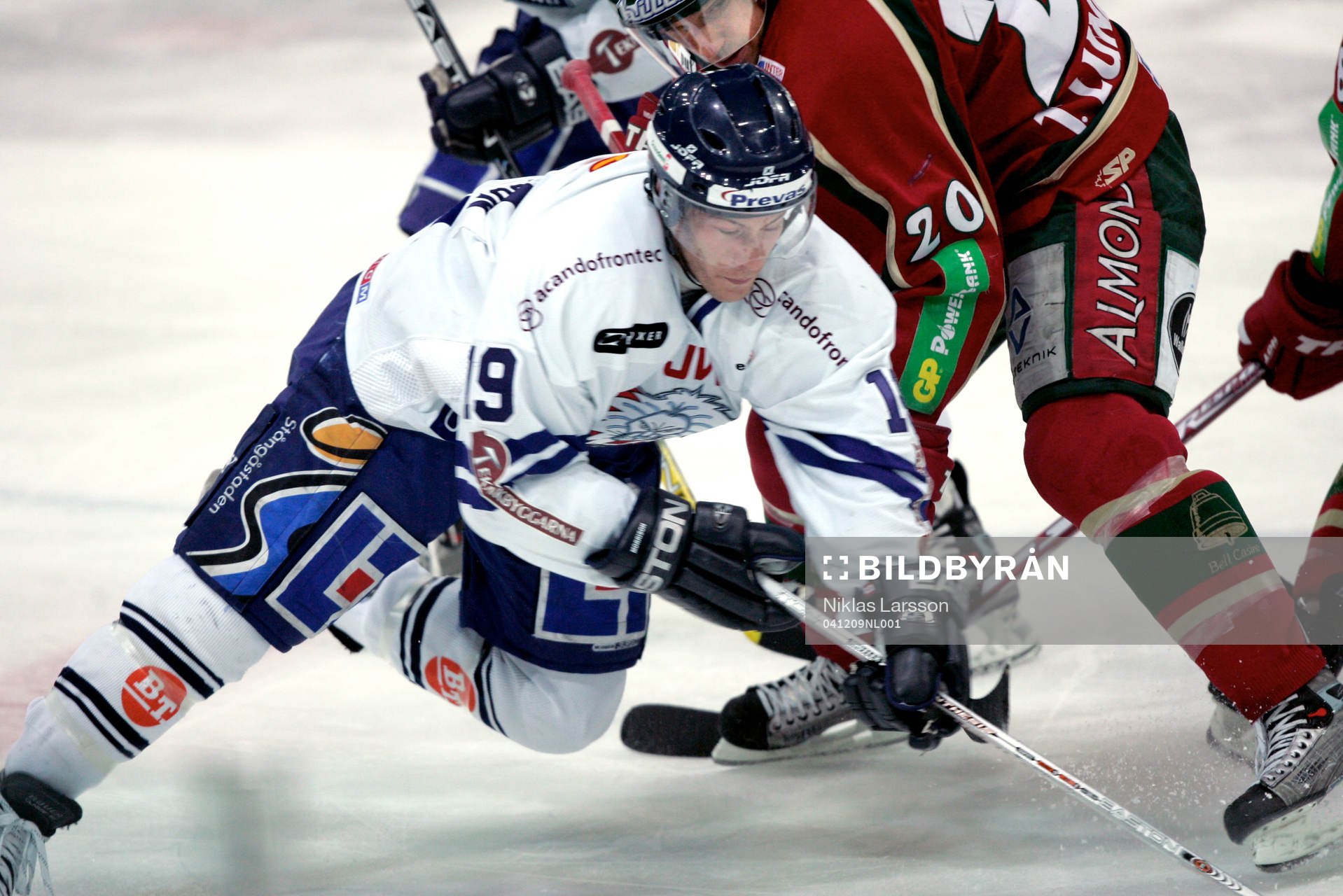 Brendan Morrison, Linköping och Joel Lundqvist, Frölunda