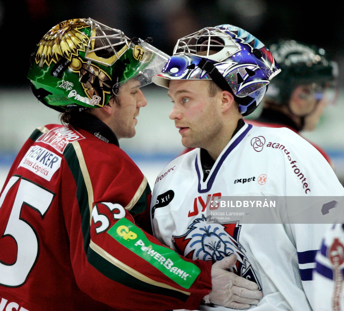 Henrik Lundqvist, Frölunda vann målvaktsmatchen mot sin