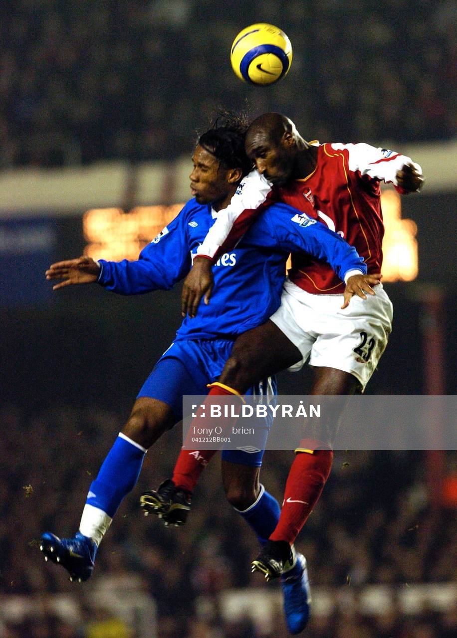 Didier Drogba, Chelsea i nickduell mot Sol Campbell, Arsenal