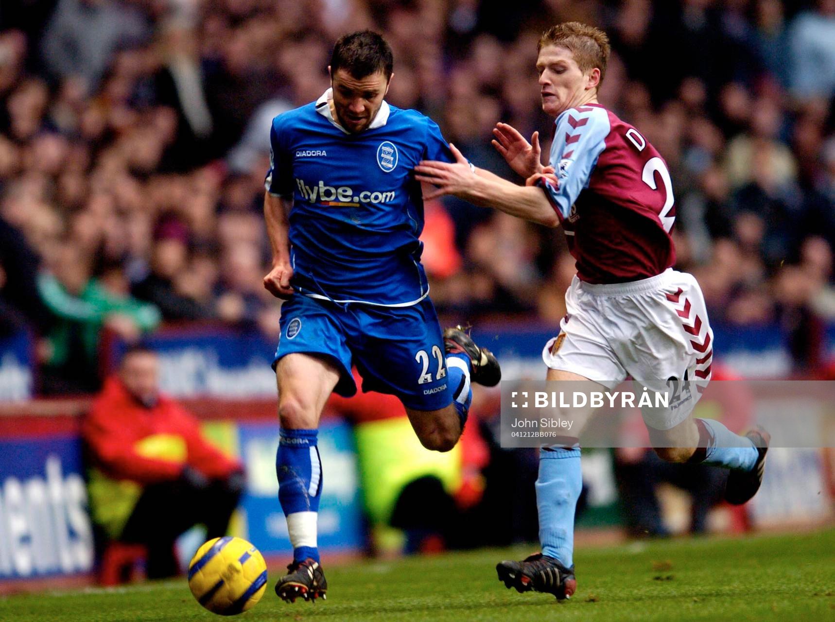 Damien Johnson, Birmingham och Steven Davis, Aston Villa