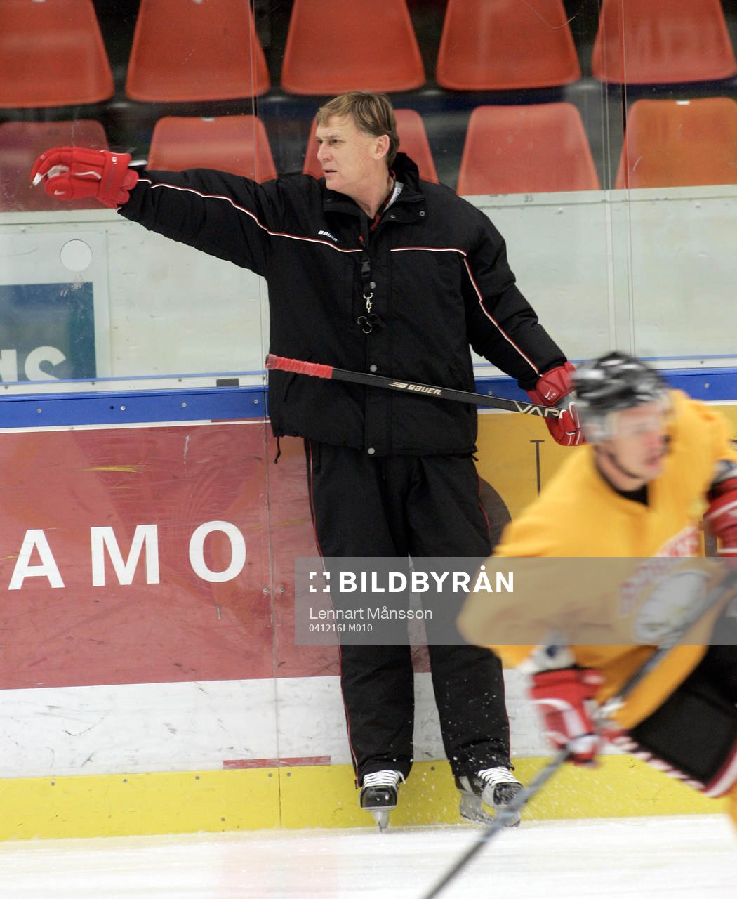 Ishockey, elitserien, Malmö IF, träning, Dan Hobér, ny