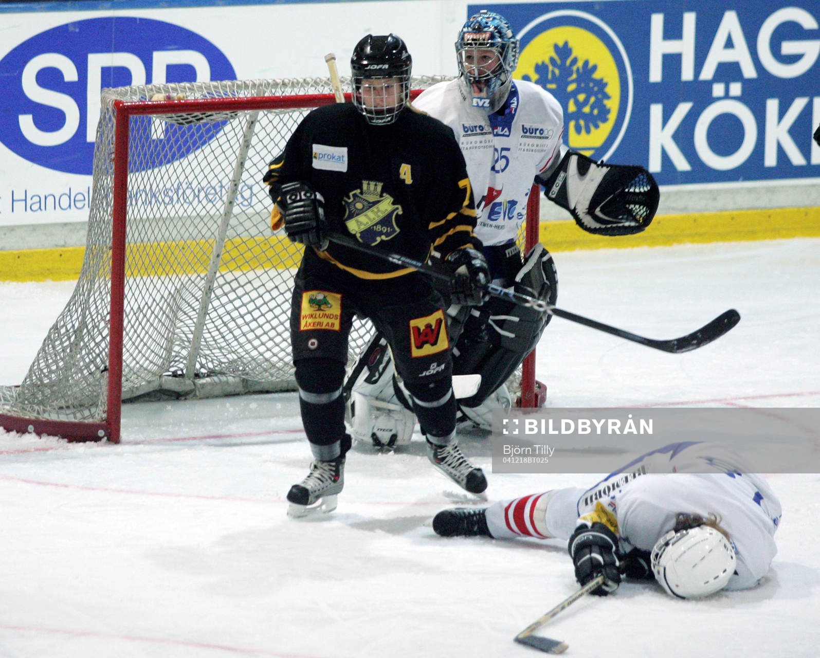 Linn Risendal, AIK, Monika Leuenberger och Michelle von