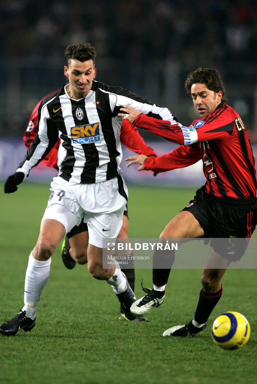 Zlatan Ibrahimovic, Juventus och Alessandro Costacurta,