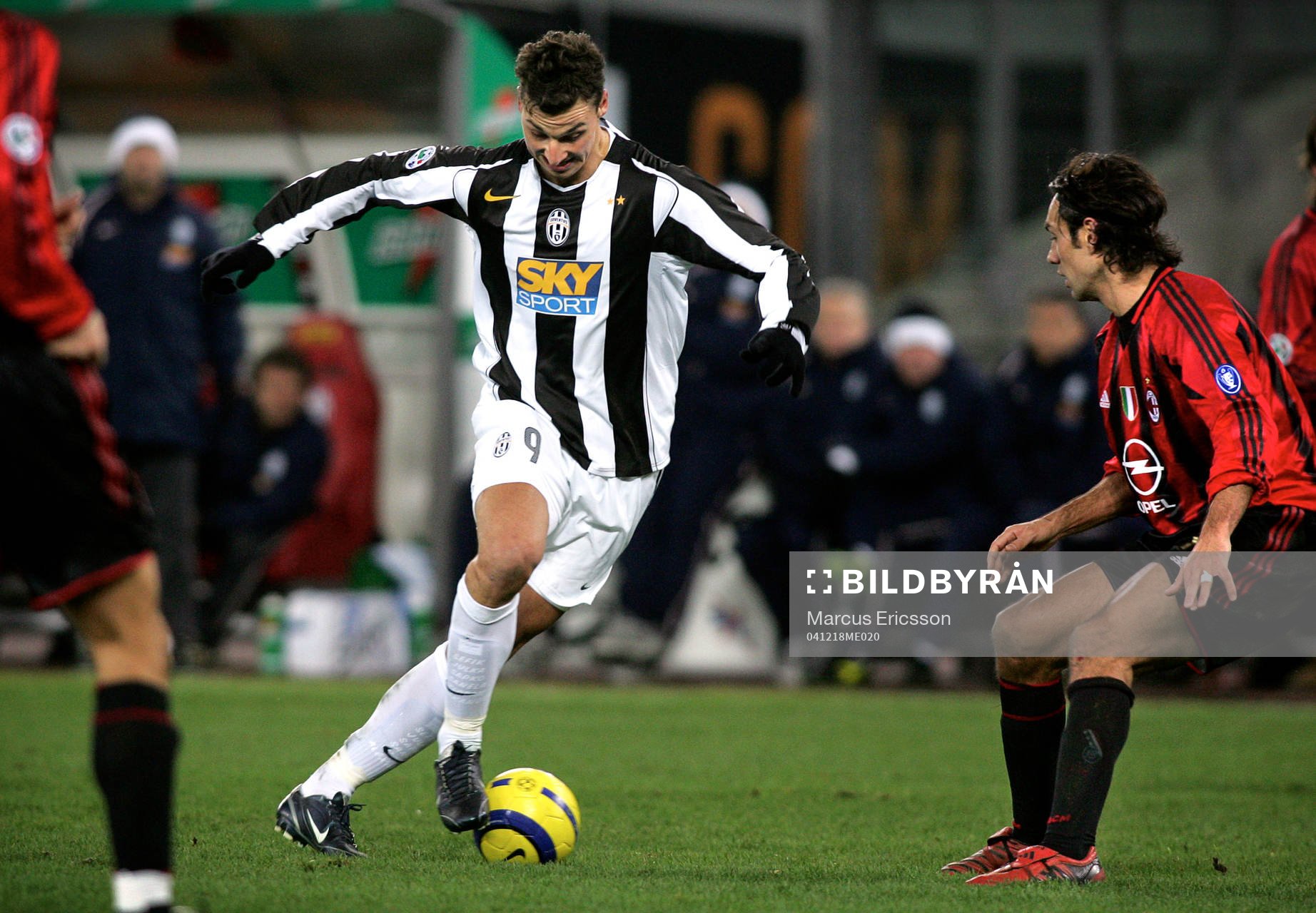 Zlatan Ibrahimovic, Juventus och Nesta Alessandro, Milan