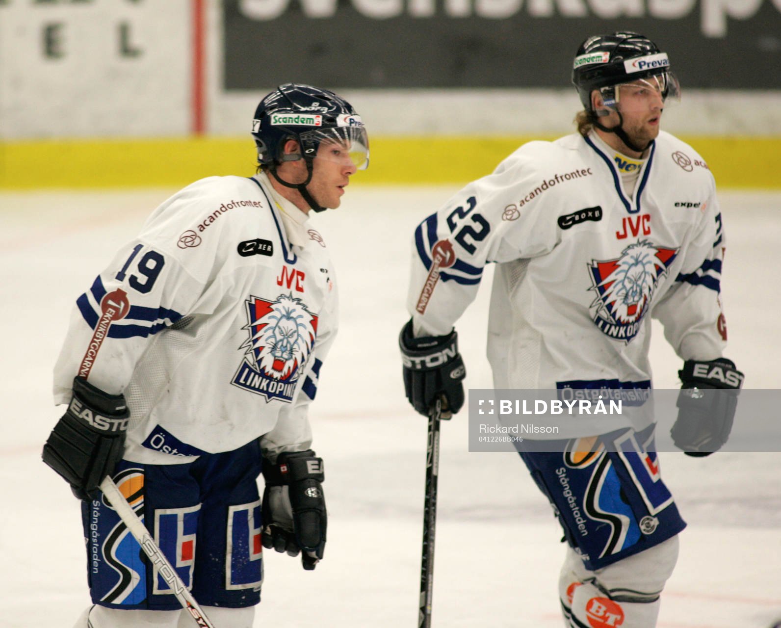 Brendan Morrison och Kristian Huselius, Linköping