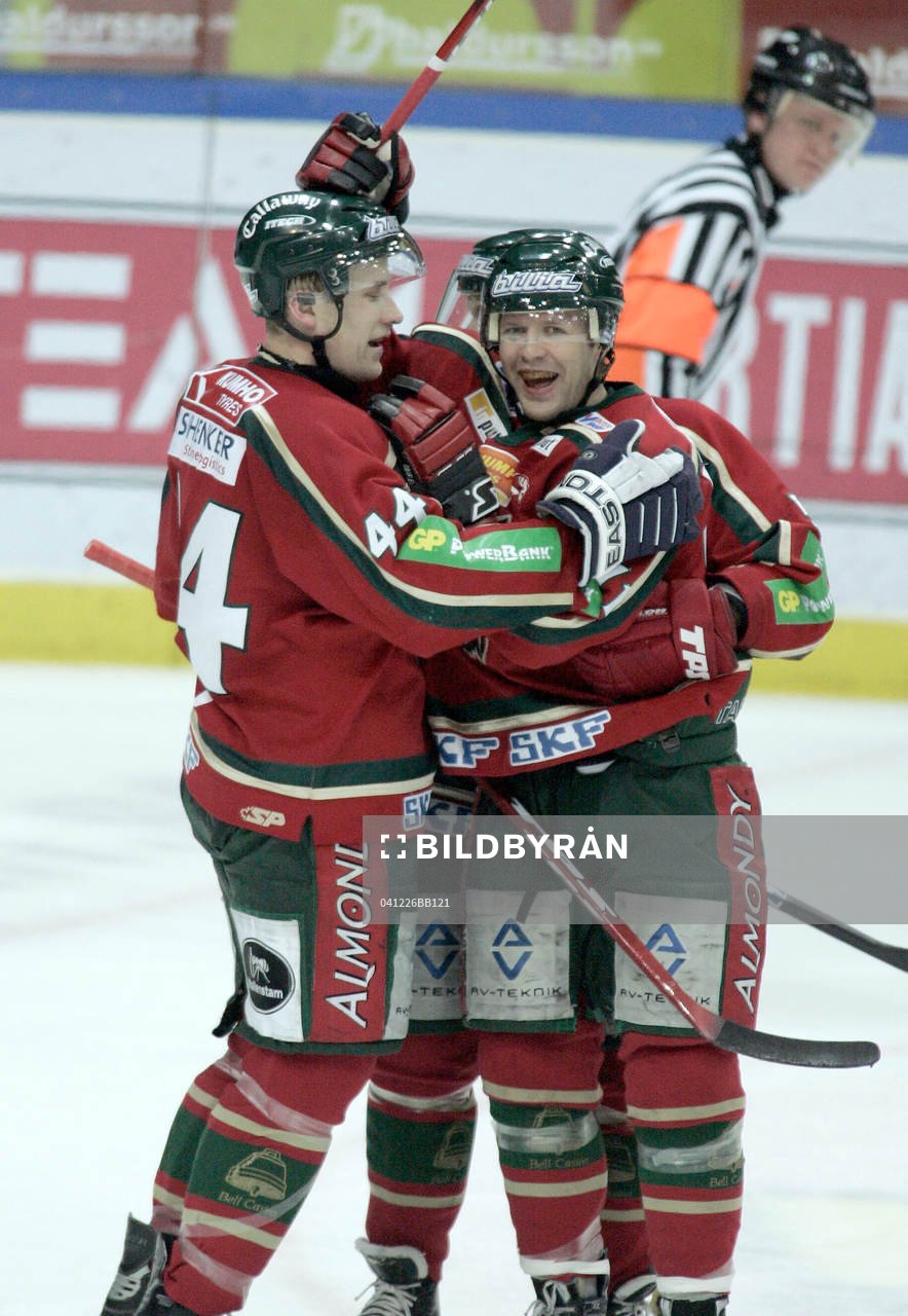 Sami Salo och Martin Pluss, jubel