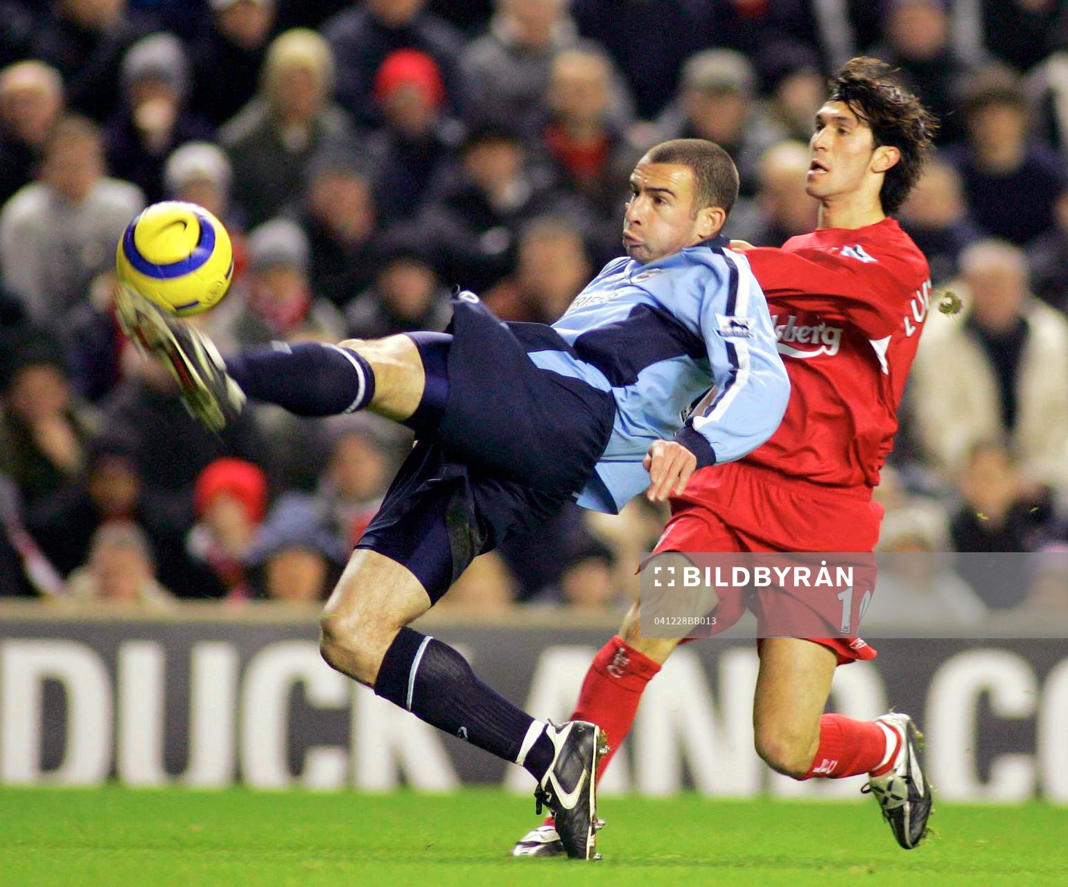 Luis Garcia, Liverpool och Danny Higginbotham, Southampton