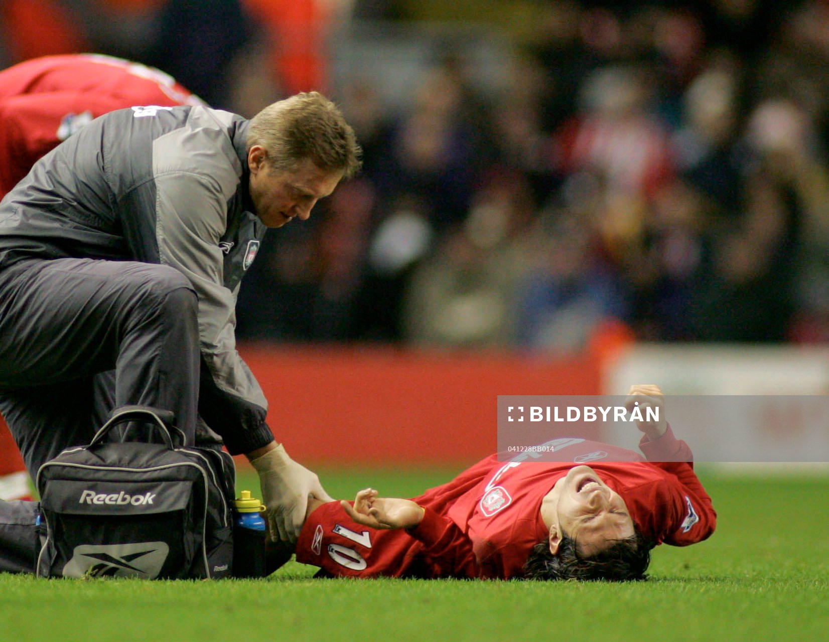 Luis Garcia, Liverpool. Skada, smärta