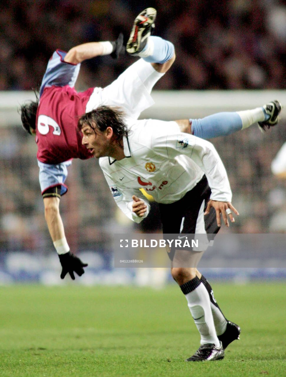 Fotboll, engelsk, premier league, Aston Villa - Manchester