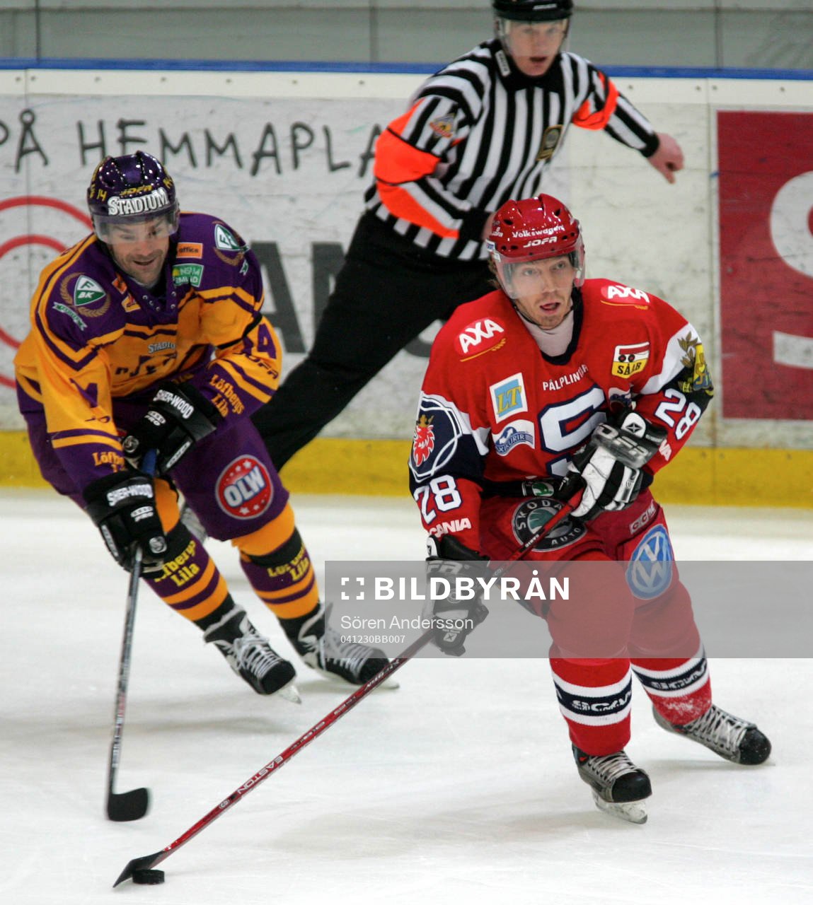 Mikael Samuelsson, Södertälje och Sheldon Souray,
