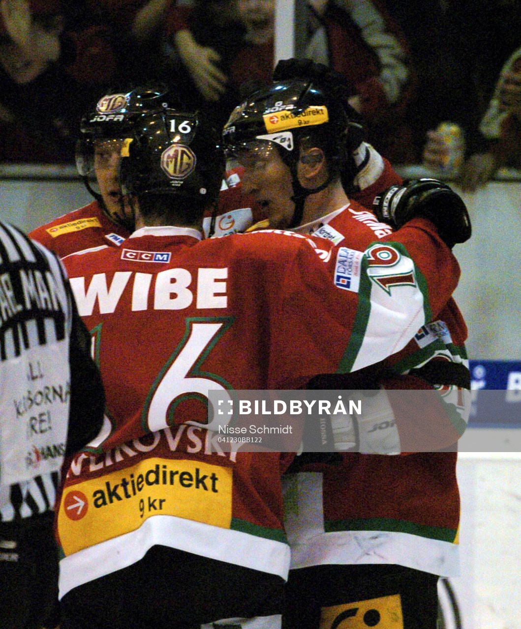 Slovakisk Moraglädje sedan Marcel Hossa, th,  gett Mora