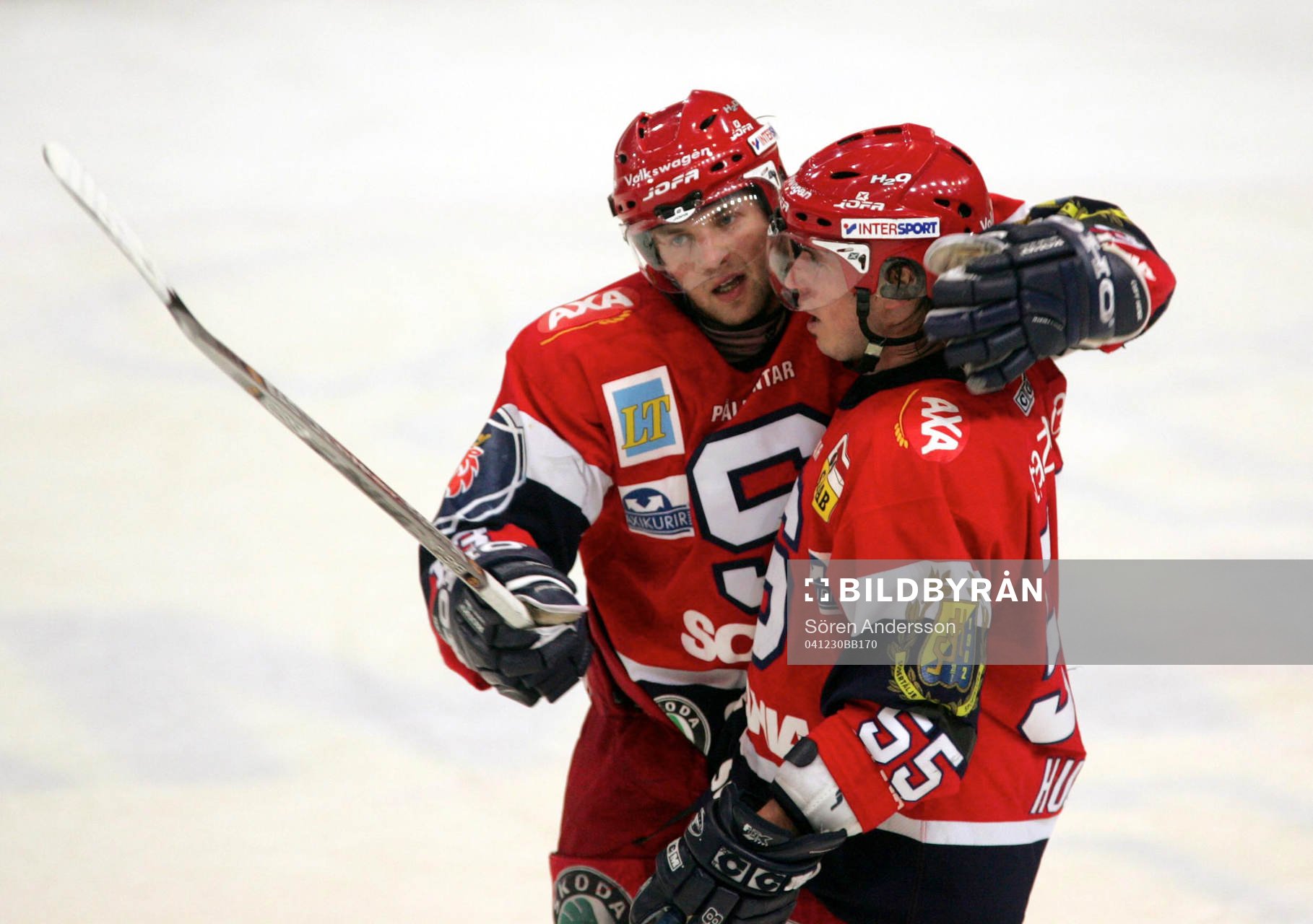 Robert Döme och Jan Huokko, Södertälje, jubel