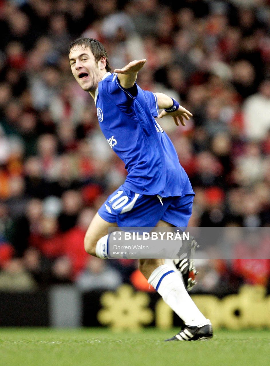 Joe Cole, Chelsea, jubel