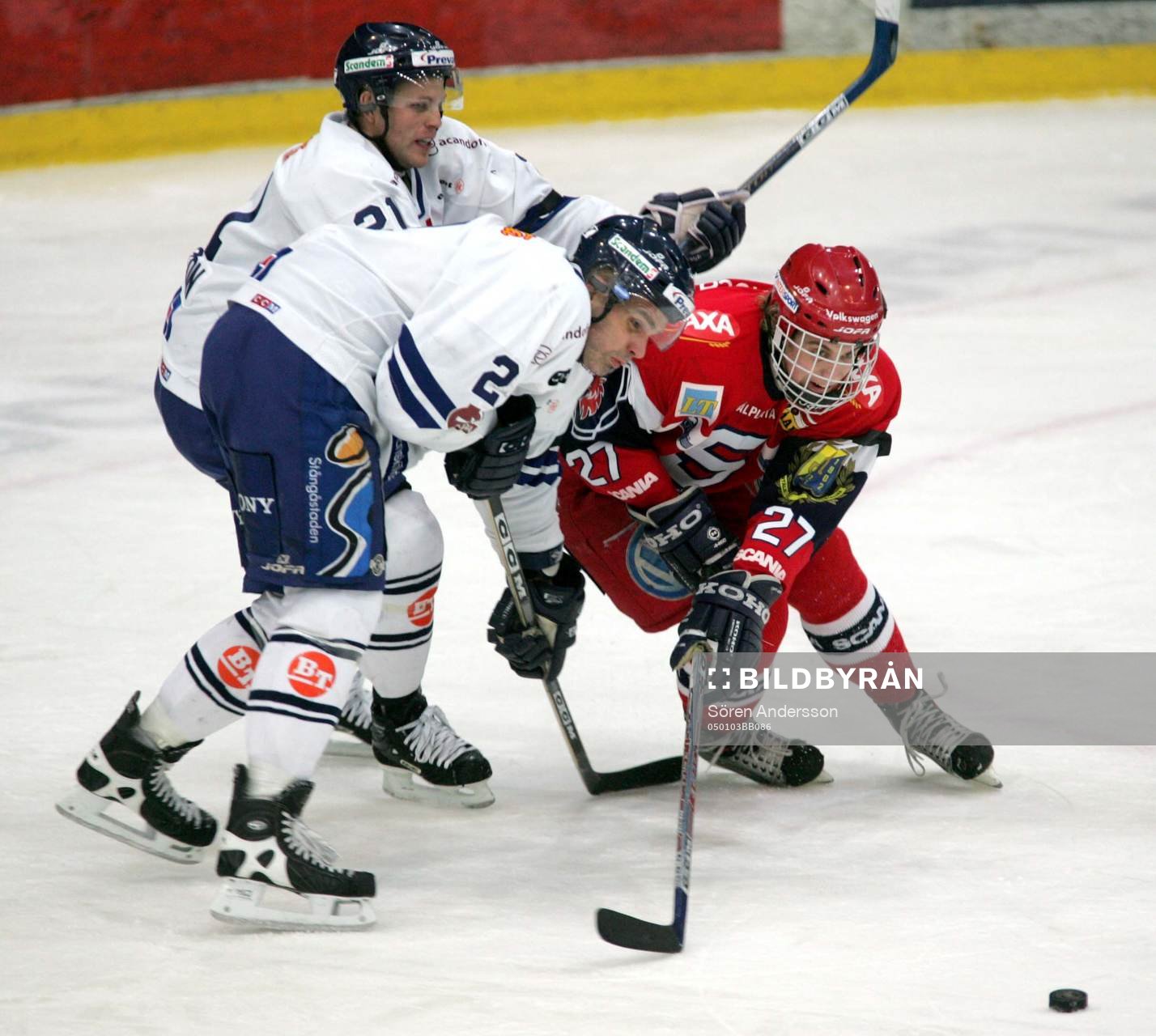 Anze Kopitar, Södertälje och Andreas Pihl och Peter