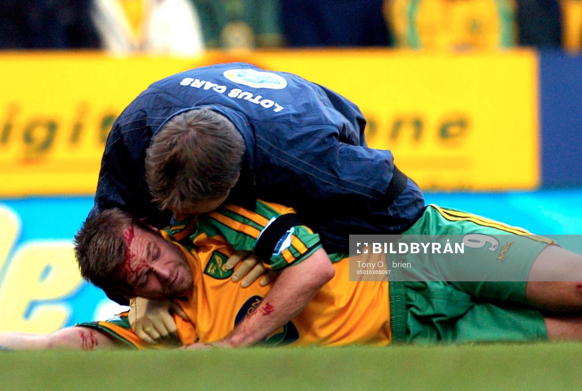 Mattias Jonson, Norwich (Skada, Blod)