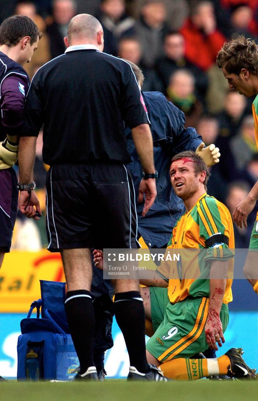 Mattias Jonson, Norwich (Skada, Blod)