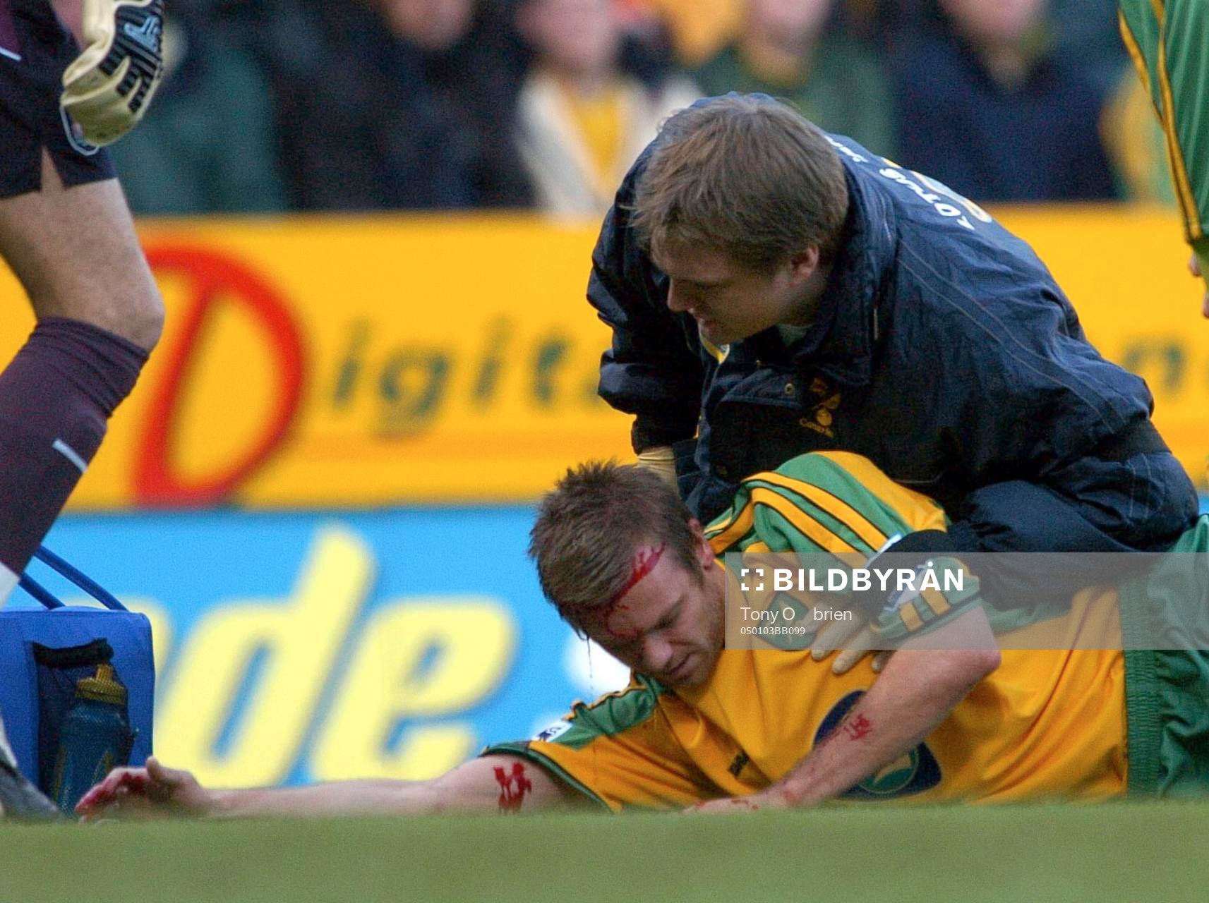 Mattias Jonson, Norwich (Skada, Blod)