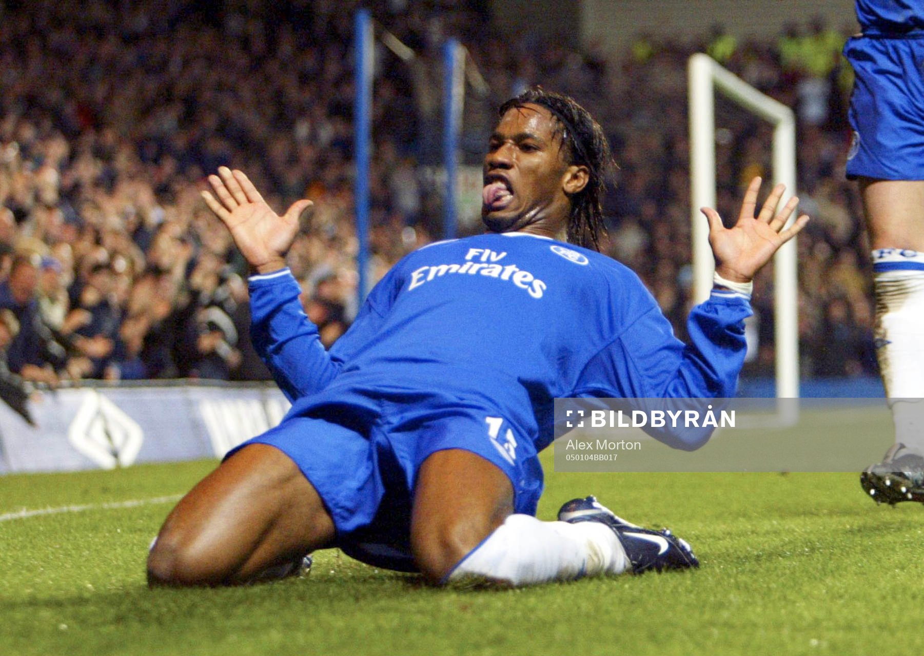  Didier Drogba, Chelsea. (jubel, måljubel, jublar)